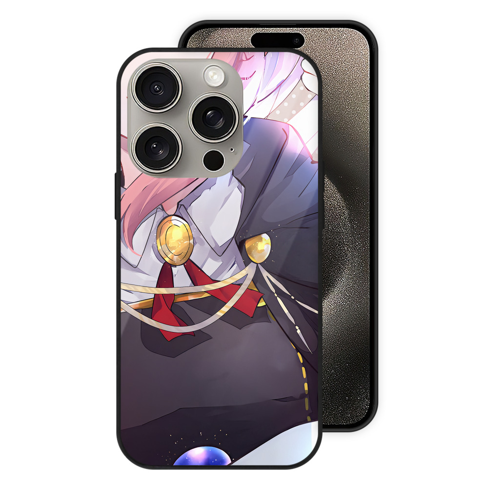 （画像用） SPY×FAMILY间谍家家酒 【iPhone15Pro対応】スマホケース 耐衝撃＆黄変防止 背面ガラス