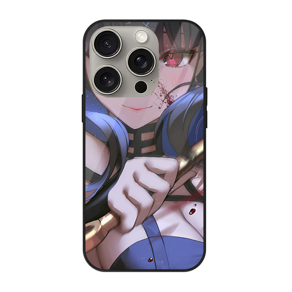 （画像用） SPY×FAMILY间谍家家酒 【iPhone15Pro対応】スマホケース 耐衝撃＆黄変防止 背面ガラス