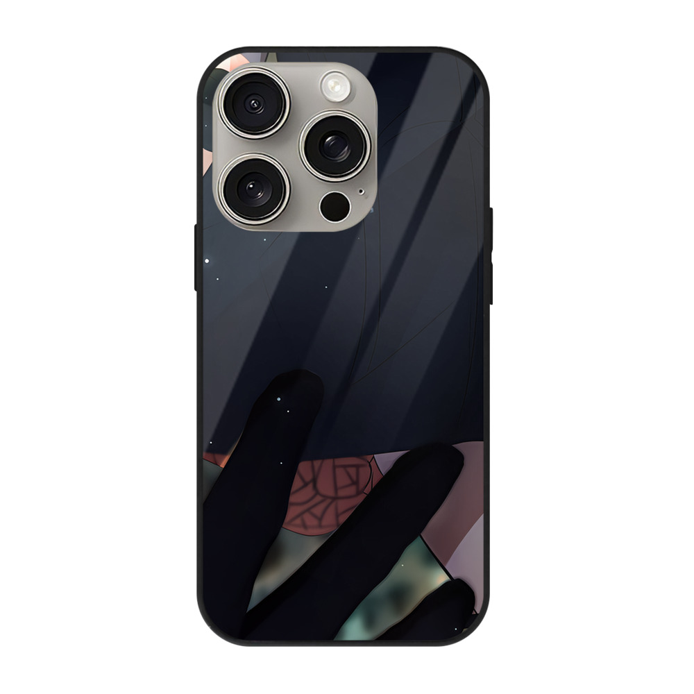 （画像用） SPY×FAMILY间谍家家酒 【iPhone15Pro対応】スマホケース 耐衝撃＆黄変防止 背面ガラス