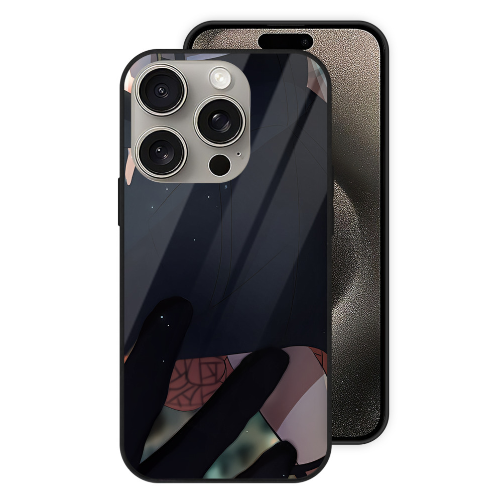 （画像用） SPY×FAMILY间谍家家酒 【iPhone15Pro対応】スマホケース 耐衝撃＆黄変防止 背面ガラス
