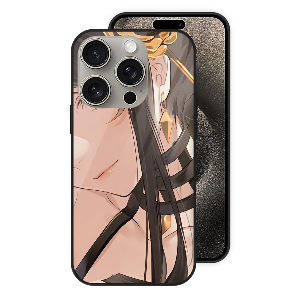 （画像用） SPY×FAMILY间谍家家酒 【iPhone15Pro対応】スマホケース 耐衝撃＆黄変防止 背面ガラス