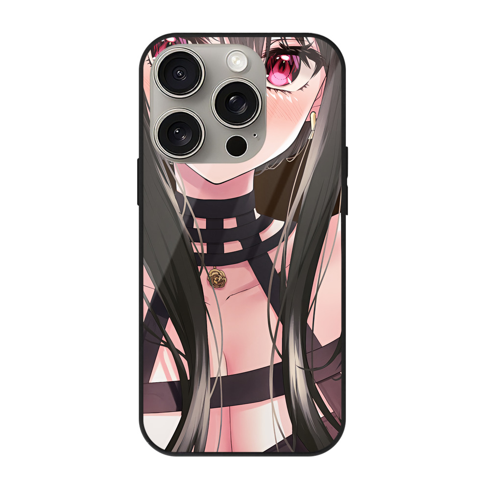 （画像用） SPY×FAMILY间谍家家酒 【iPhone15Pro対応】スマホケース 耐衝撃＆黄変防止 背面ガラス