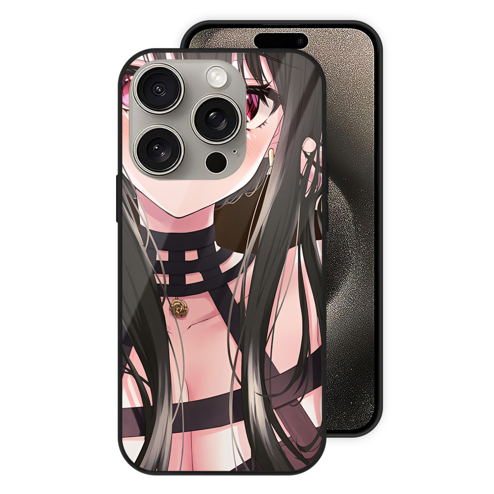 （画像用） SPY×FAMILY间谍家家酒 【iPhone15Pro対応】スマホケース 耐衝撃＆黄変防止 背面ガラス
