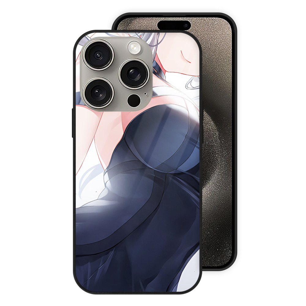 （画像用） SPY×FAMILY间谍家家酒 【iPhone15Pro対応】スマホケース 耐衝撃＆黄変防止 背面ガラス