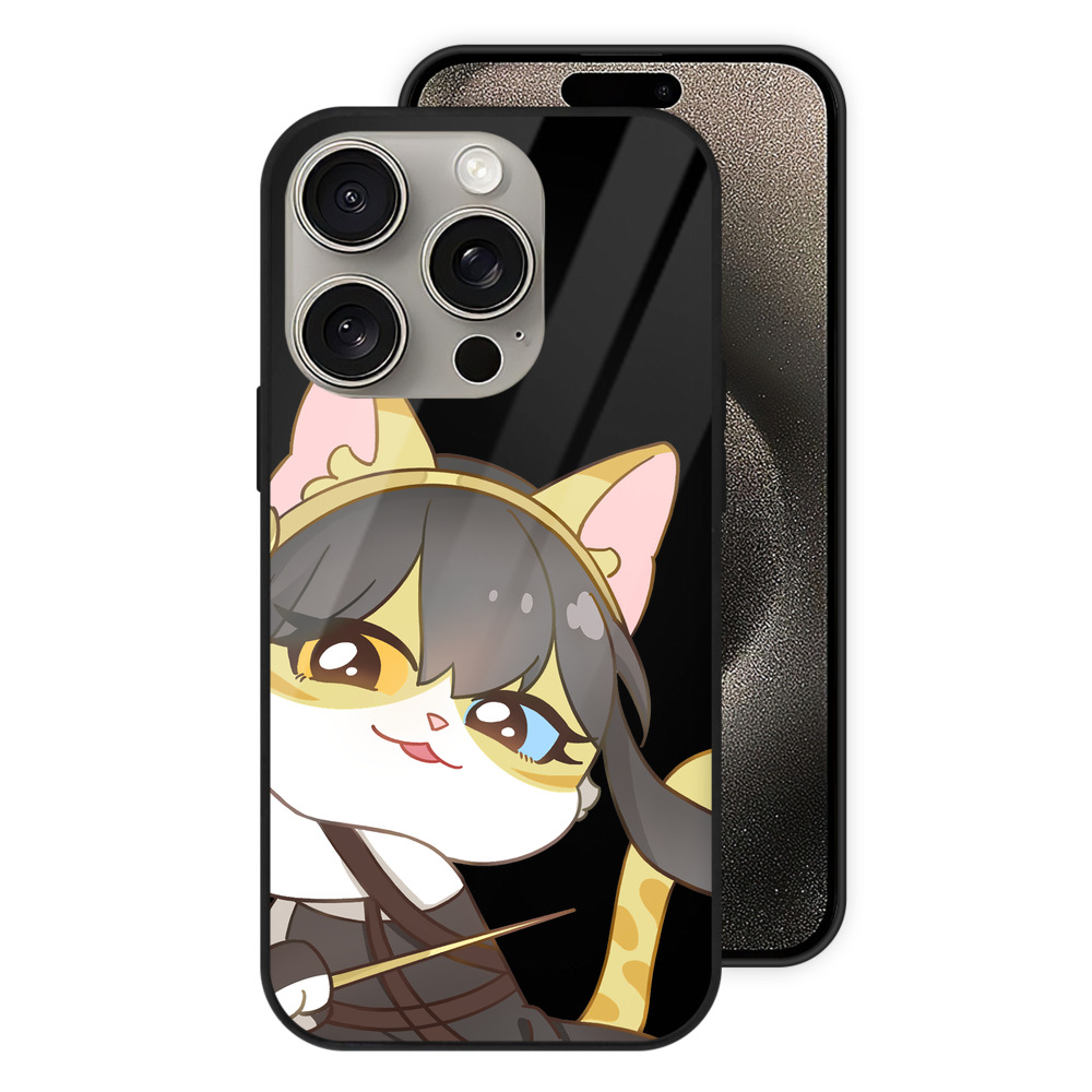 （画像用） SPY×FAMILY间谍家家酒 【iPhone15Pro対応】スマホケース 耐衝撃＆黄変防止 背面ガラス
