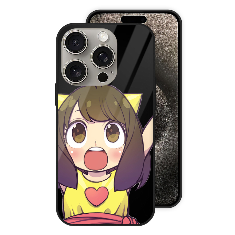 （画像用） SPY×FAMILY间谍家家酒 【iPhone15Pro対応】スマホケース 耐衝撃＆黄変防止 背面ガラス