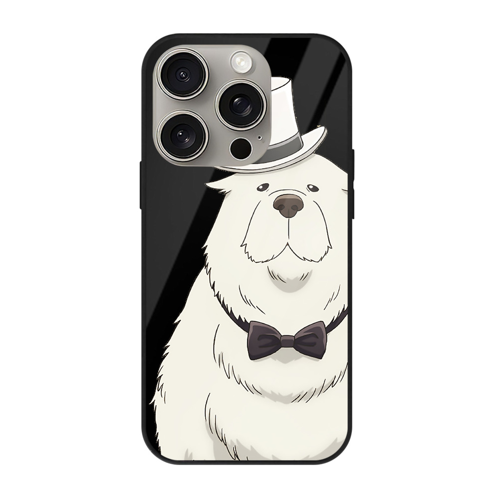 （画像用） SPY×FAMILY间谍家家酒 【iPhone15Pro対応】スマホケース 耐衝撃＆黄変防止 背面ガラス
