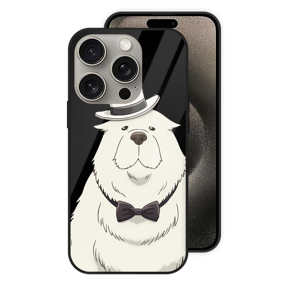 （画像用） SPY×FAMILY间谍家家酒 【iPhone15Pro対応】スマホケース 耐衝撃＆黄変防止 背面ガラス