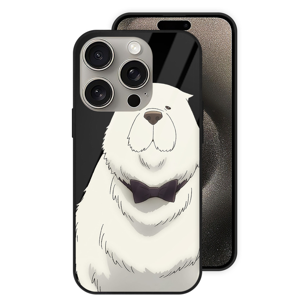 （画像用） SPY×FAMILY间谍家家酒 【iPhone15Pro対応】スマホケース 耐衝撃＆黄変防止 背面ガラス