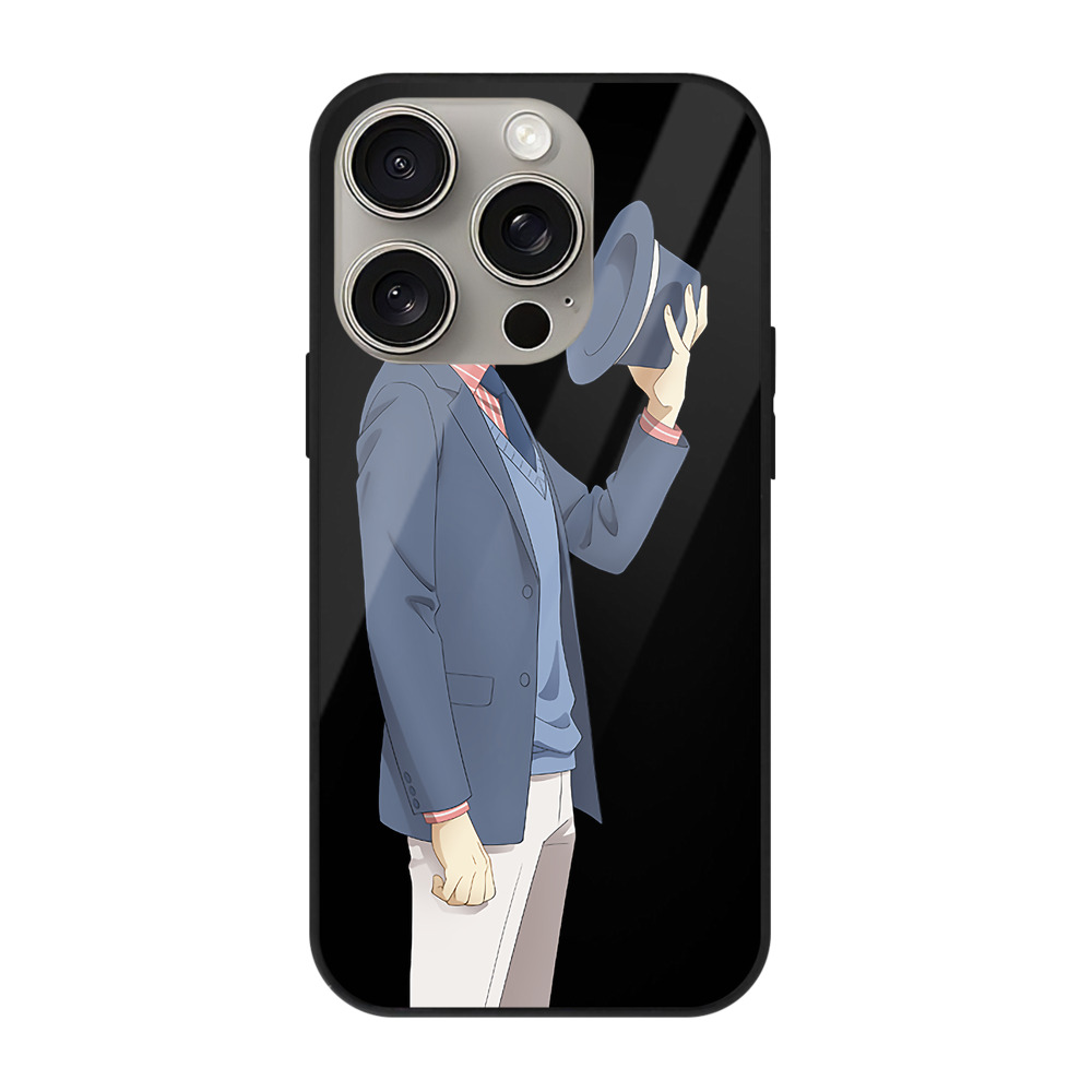 （画像用） SPY×FAMILY间谍家家酒 【iPhone15Pro対応】スマホケース 耐衝撃＆黄変防止 背面ガラス