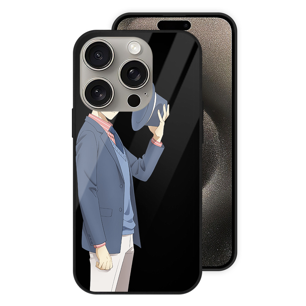 （画像用） SPY×FAMILY间谍家家酒 【iPhone15Pro対応】スマホケース 耐衝撃＆黄変防止 背面ガラス
