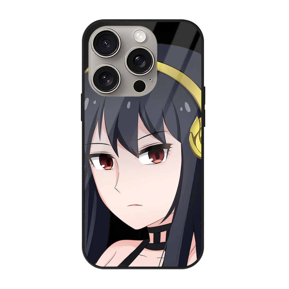 （画像用） SPY×FAMILY间谍家家酒 【iPhone15Pro対応】スマホケース 耐衝撃＆黄変防止 背面ガラス