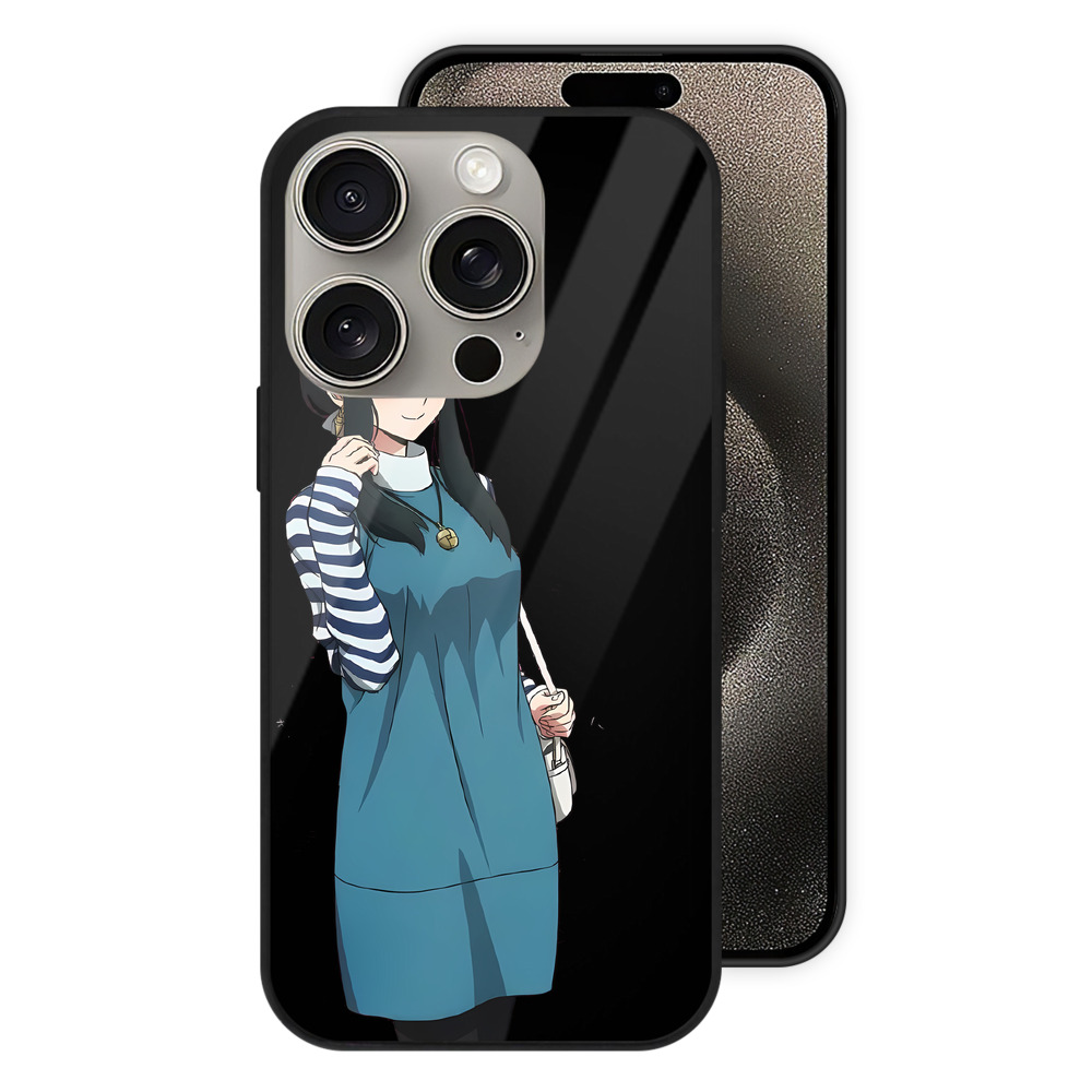 （画像用） SPY×FAMILY间谍家家酒 【iPhone15Pro対応】スマホケース 耐衝撃＆黄変防止 背面ガラス