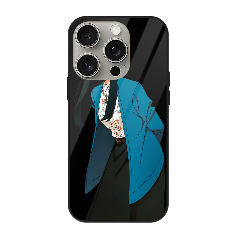 （画像用） SPY×FAMILY间谍家家酒 【iPhone15Pro対応】スマホケース 耐衝撃＆黄変防止 背面ガラス
