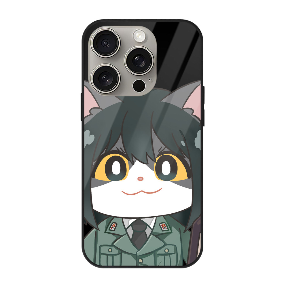 （画像用） SPY×FAMILY间谍家家酒 【iPhone15Pro対応】スマホケース 耐衝撃＆黄変防止 背面ガラス