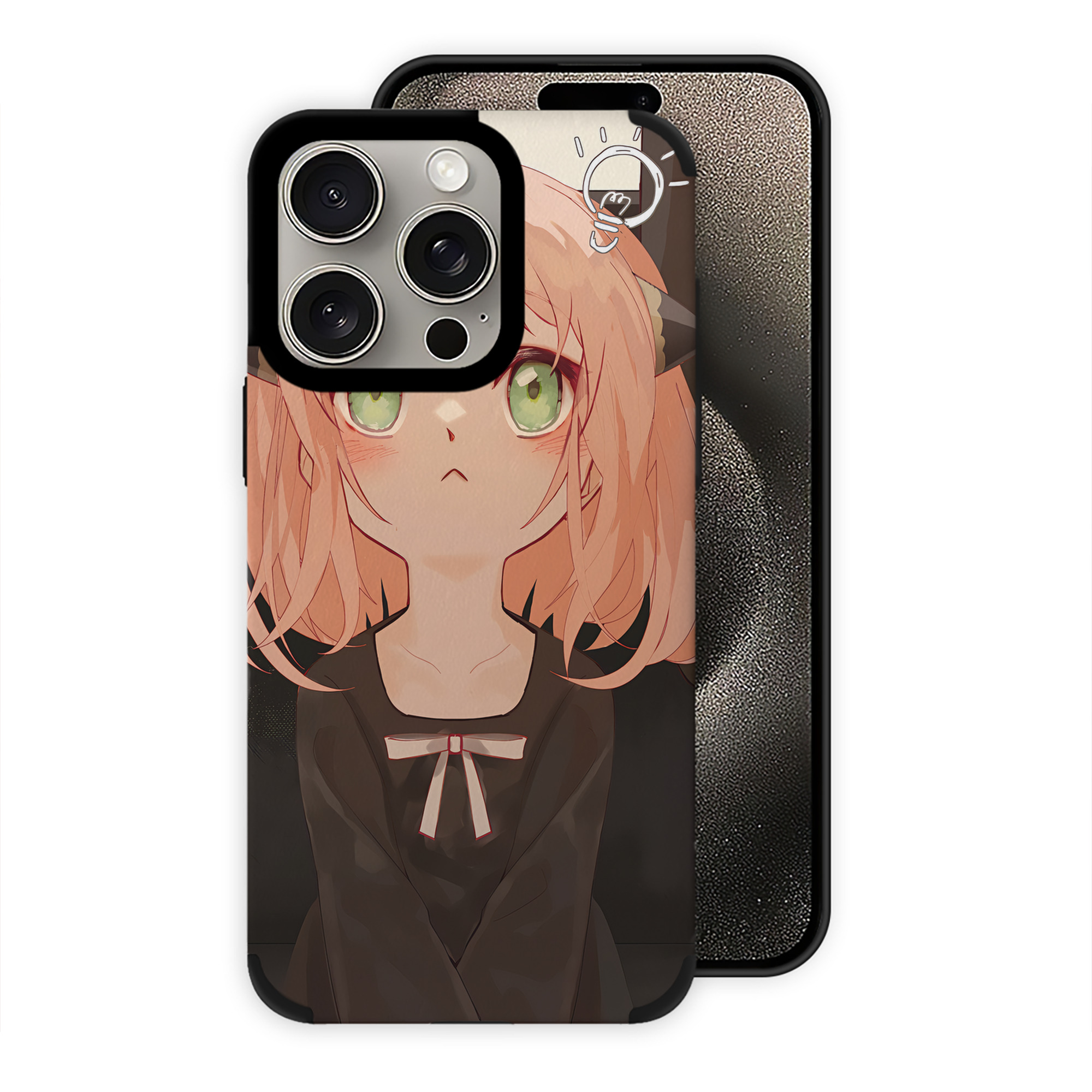 （画像用） SPY×FAMILY间谍家家酒 【iPhone15ProMax対応】 PUレザー スマホケース 耐衝撃＆黄変防止