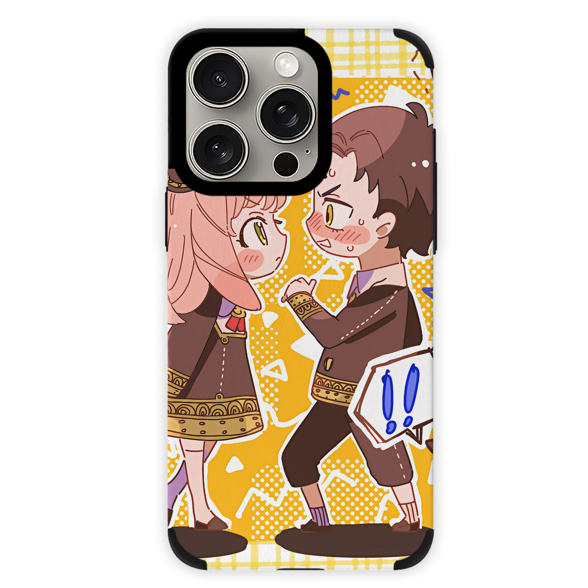 （画像用） SPY×FAMILY间谍家家酒 【iPhone15ProMax対応】 PUレザー スマホケース 耐衝撃＆黄変防止