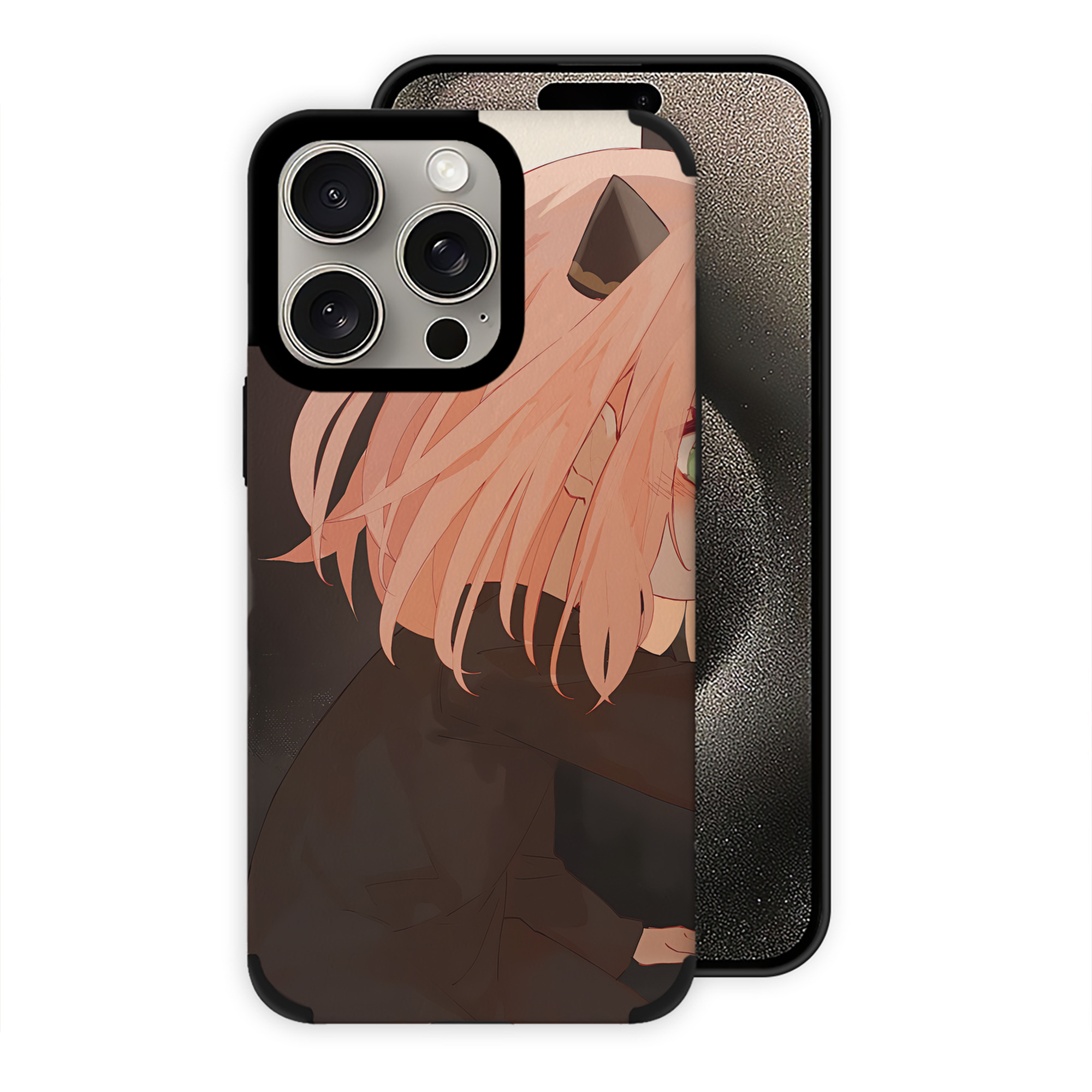 （画像用） SPY×FAMILY间谍家家酒 【iPhone15ProMax対応】 PUレザー スマホケース 耐衝撃＆黄変防止