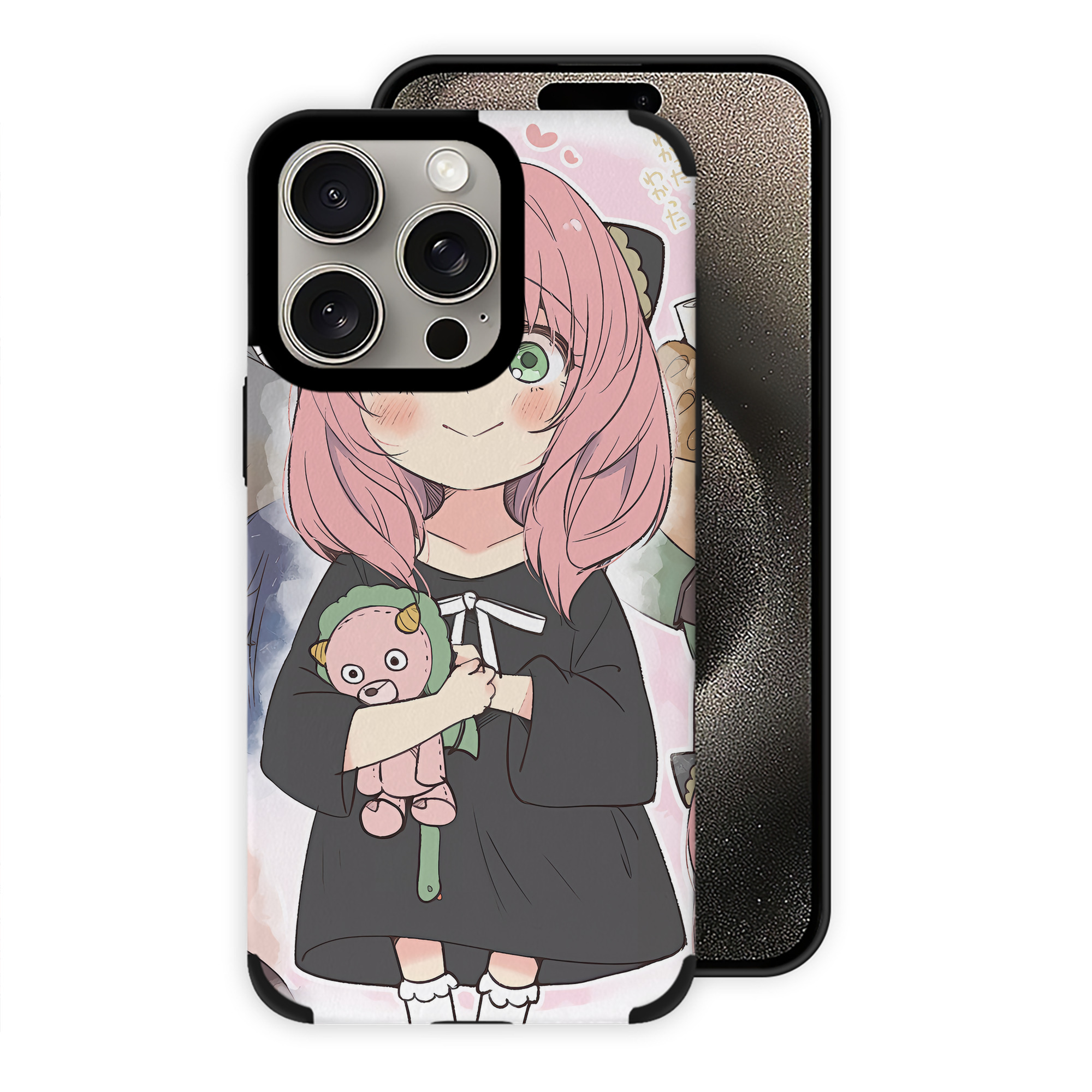 （画像用） SPY×FAMILY间谍家家酒 【iPhone15ProMax対応】 PUレザー スマホケース 耐衝撃＆黄変防止