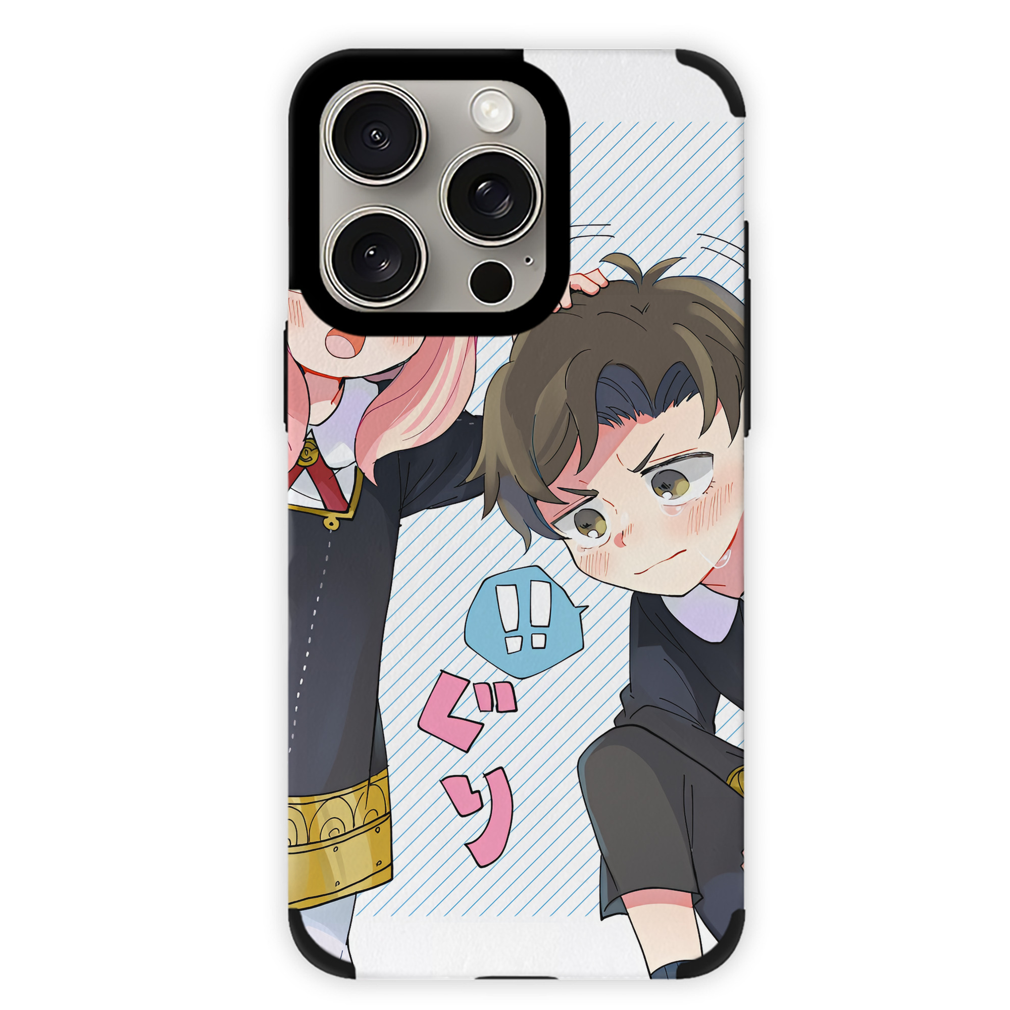 （画像用） SPY×FAMILY间谍家家酒 【iPhone15ProMax対応】 PUレザー スマホケース 耐衝撃＆黄変防止