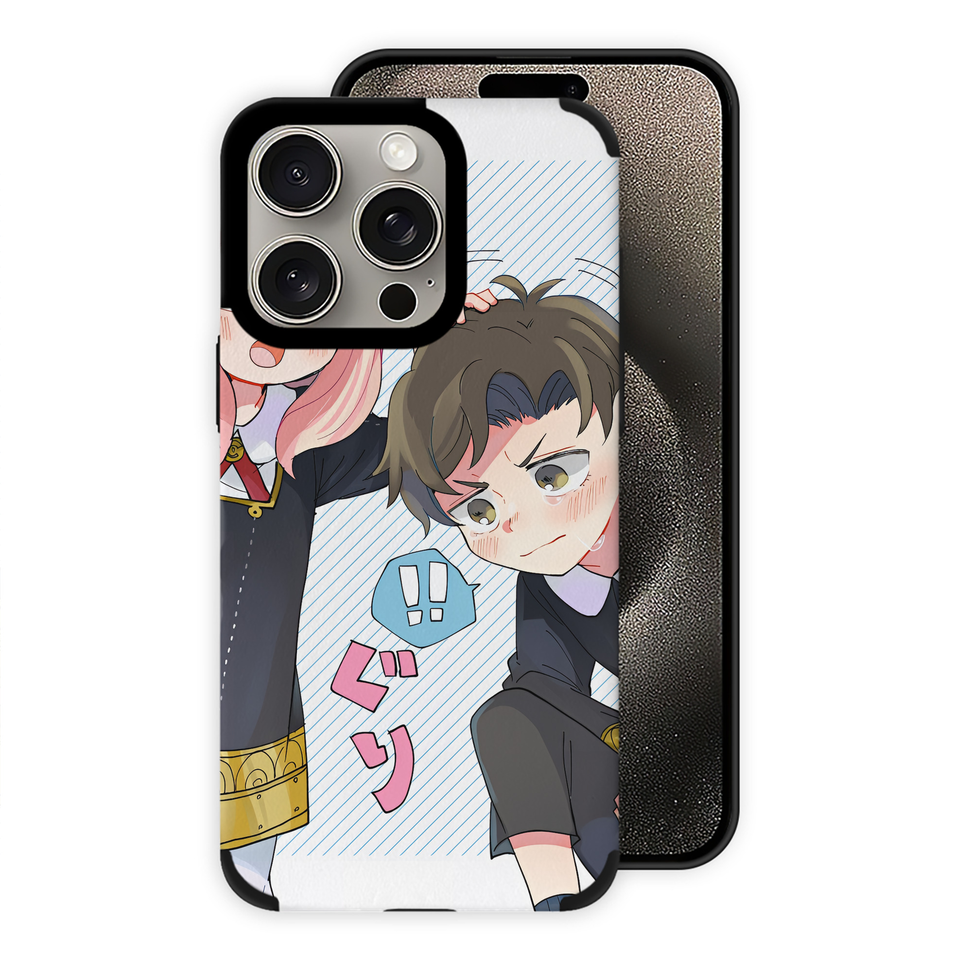 （画像用） SPY×FAMILY间谍家家酒 【iPhone15ProMax対応】 PUレザー スマホケース 耐衝撃＆黄変防止