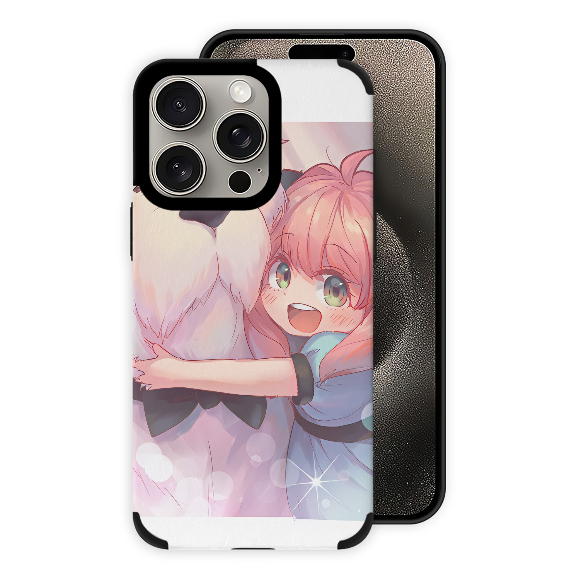 （画像用） SPY×FAMILY间谍家家酒 【iPhone15ProMax対応】 PUレザー スマホケース 耐衝撃＆黄変防止
