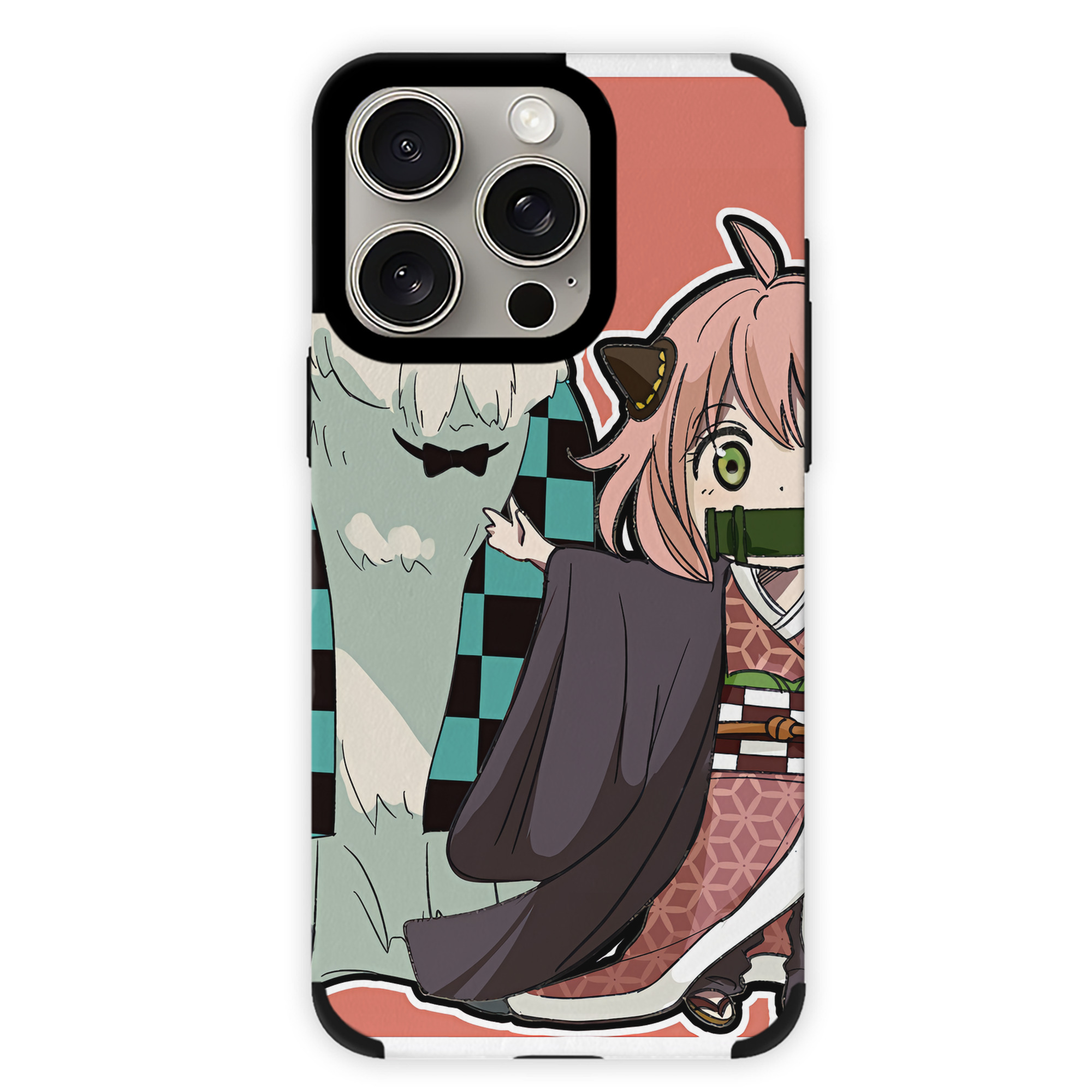 （画像用） SPY×FAMILY间谍家家酒 【iPhone15ProMax対応】 PUレザー スマホケース 耐衝撃＆黄変防止