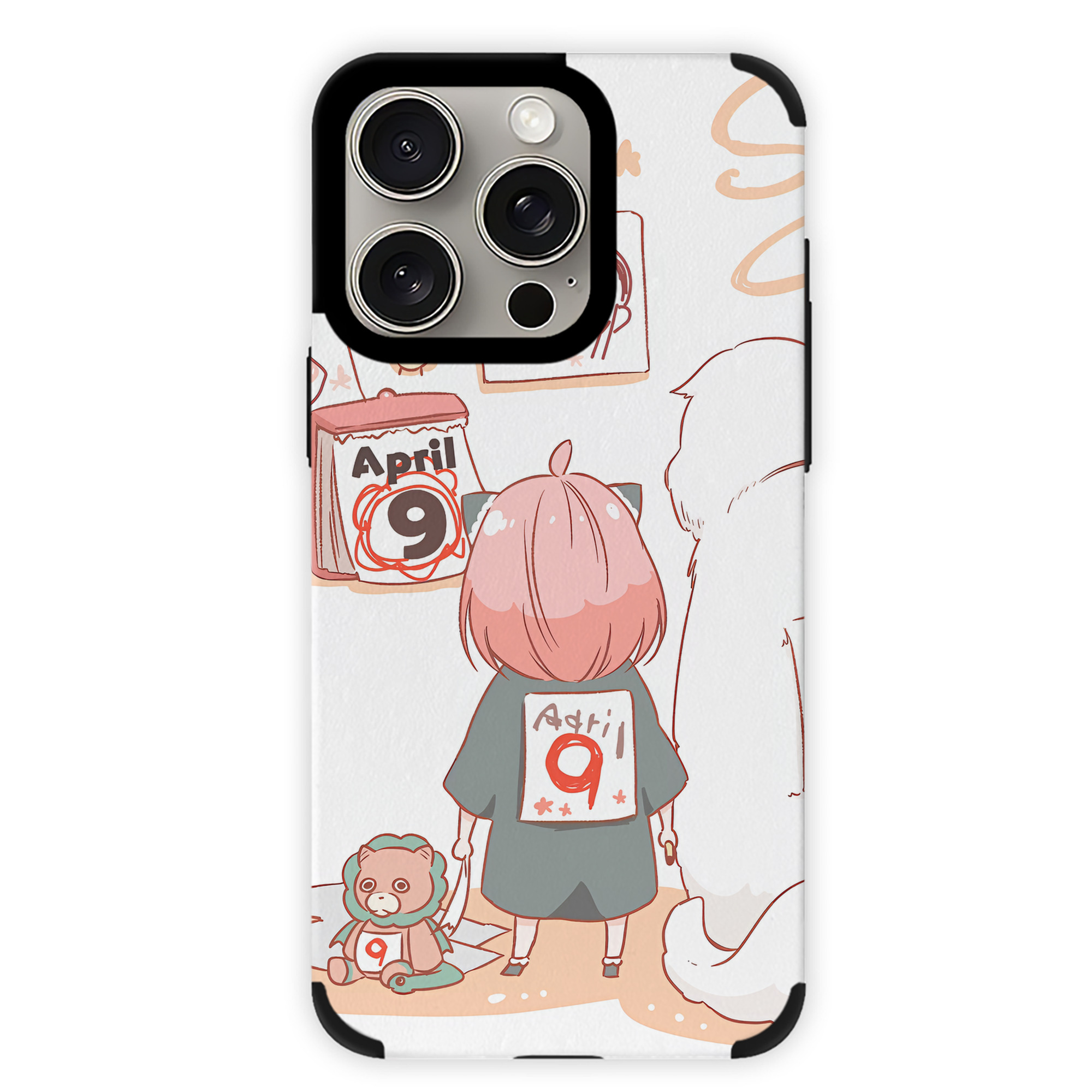 （画像用） SPY×FAMILY间谍家家酒 【iPhone15ProMax対応】 PUレザー スマホケース 耐衝撃＆黄変防止