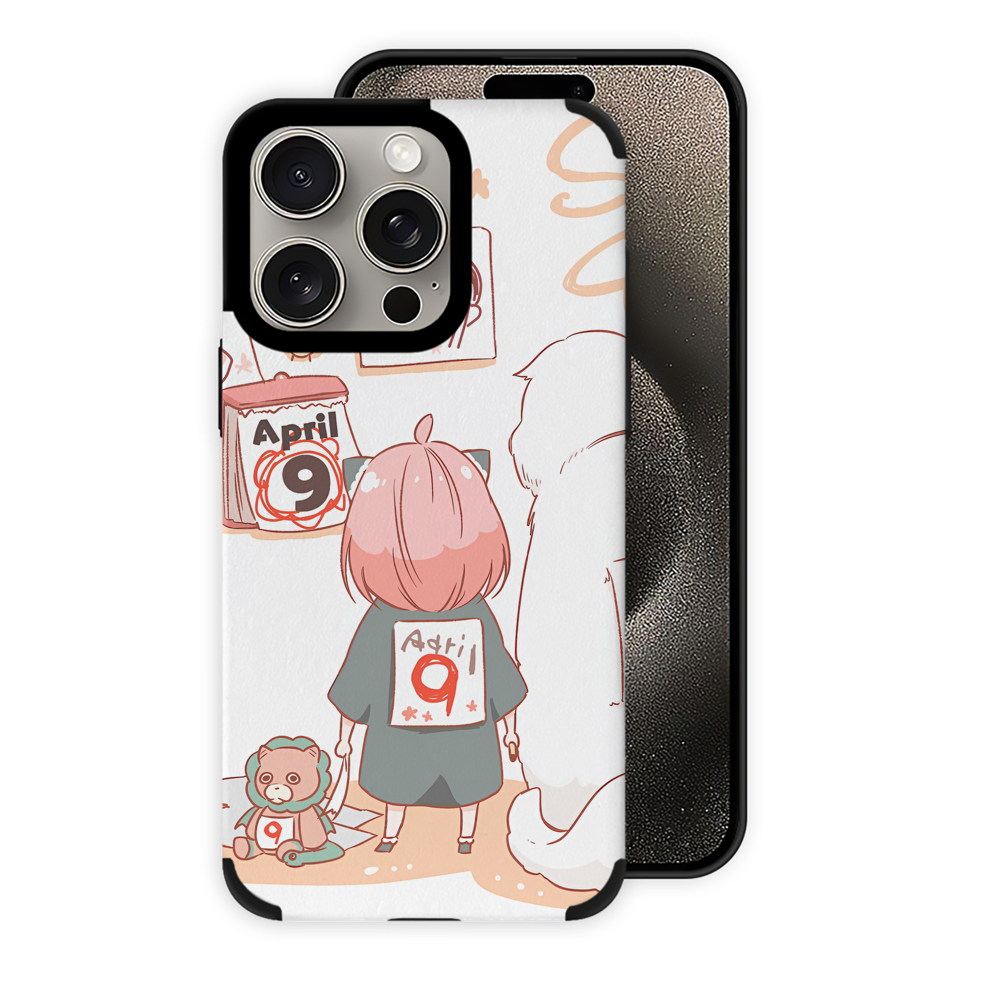 （画像用） SPY×FAMILY间谍家家酒 【iPhone15ProMax対応】 PUレザー スマホケース 耐衝撃＆黄変防止