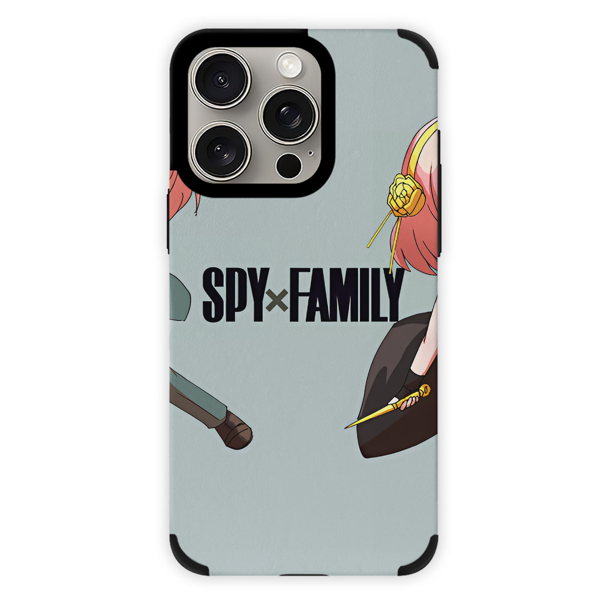 （画像用） SPY×FAMILY间谍家家酒 【iPhone15ProMax対応】 PUレザー スマホケース 耐衝撃＆黄変防止