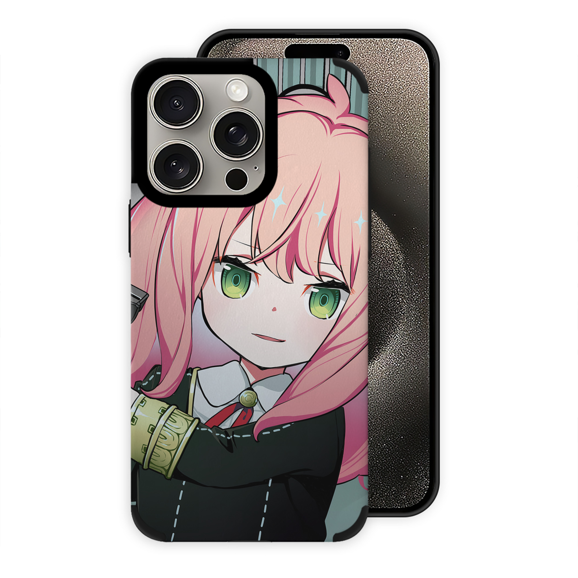 （画像用） SPY×FAMILY间谍家家酒 【iPhone15ProMax対応】 PUレザー スマホケース 耐衝撃＆黄変防止