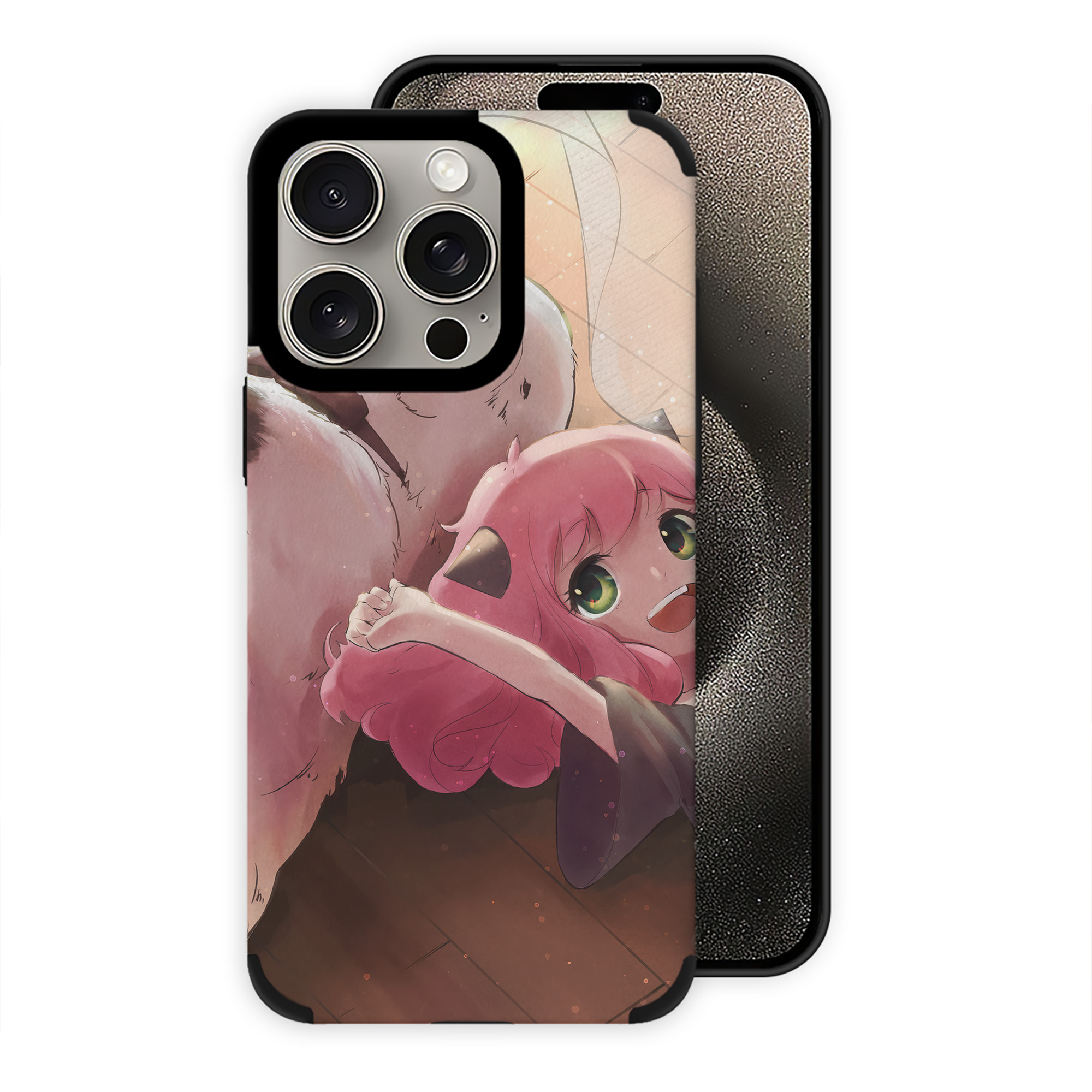 （画像用） SPY×FAMILY间谍家家酒 【iPhone15ProMax対応】 PUレザー スマホケース 耐衝撃＆黄変防止