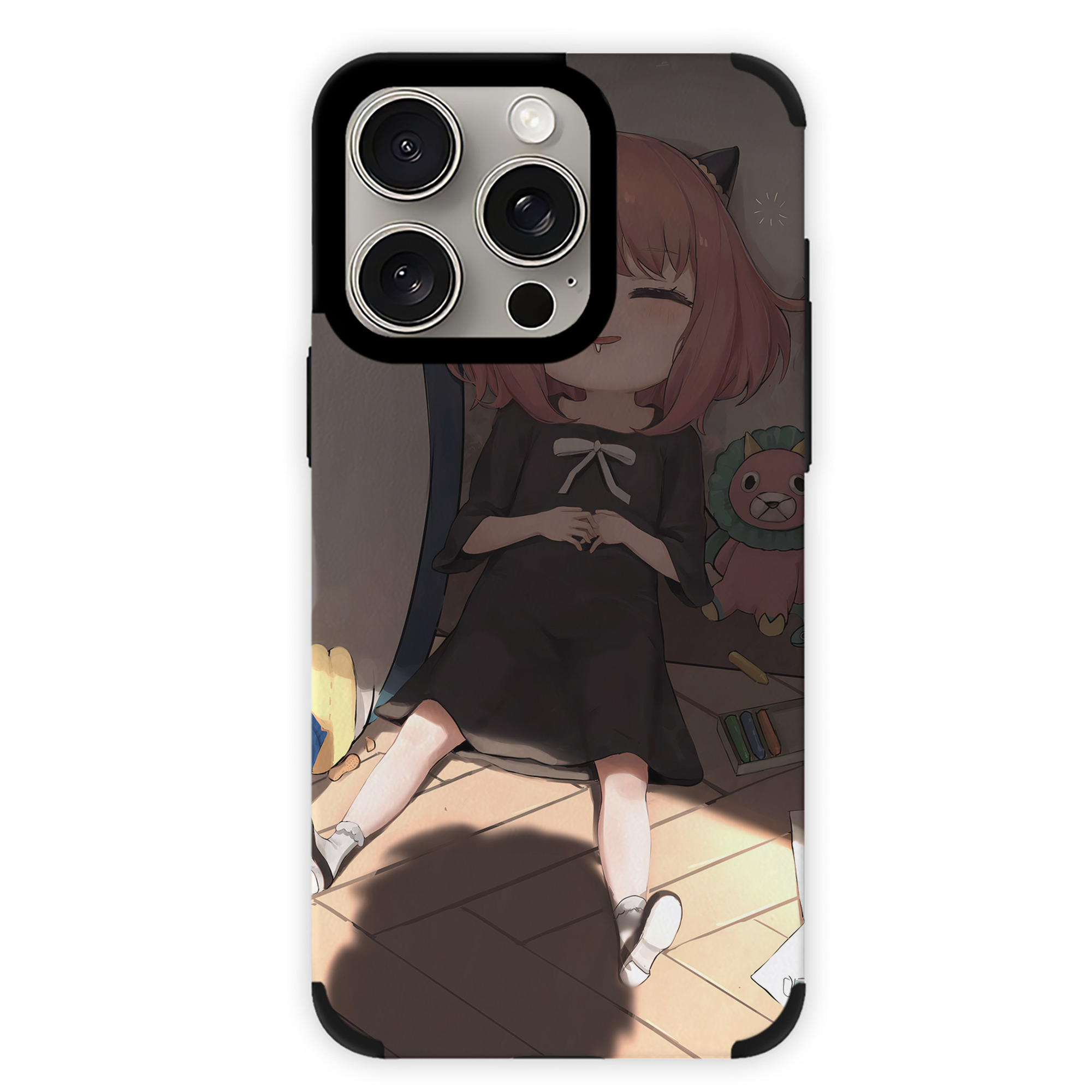 （画像用） SPY×FAMILY间谍家家酒 【iPhone15ProMax対応】 PUレザー スマホケース 耐衝撃＆黄変防止