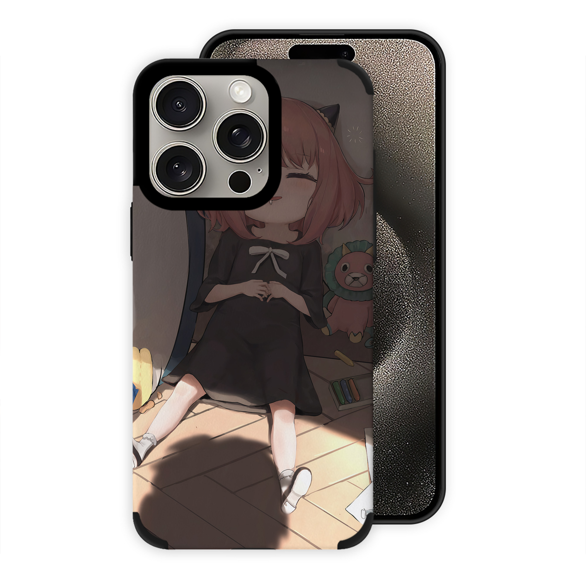 （画像用） SPY×FAMILY间谍家家酒 【iPhone15ProMax対応】 PUレザー スマホケース 耐衝撃＆黄変防止