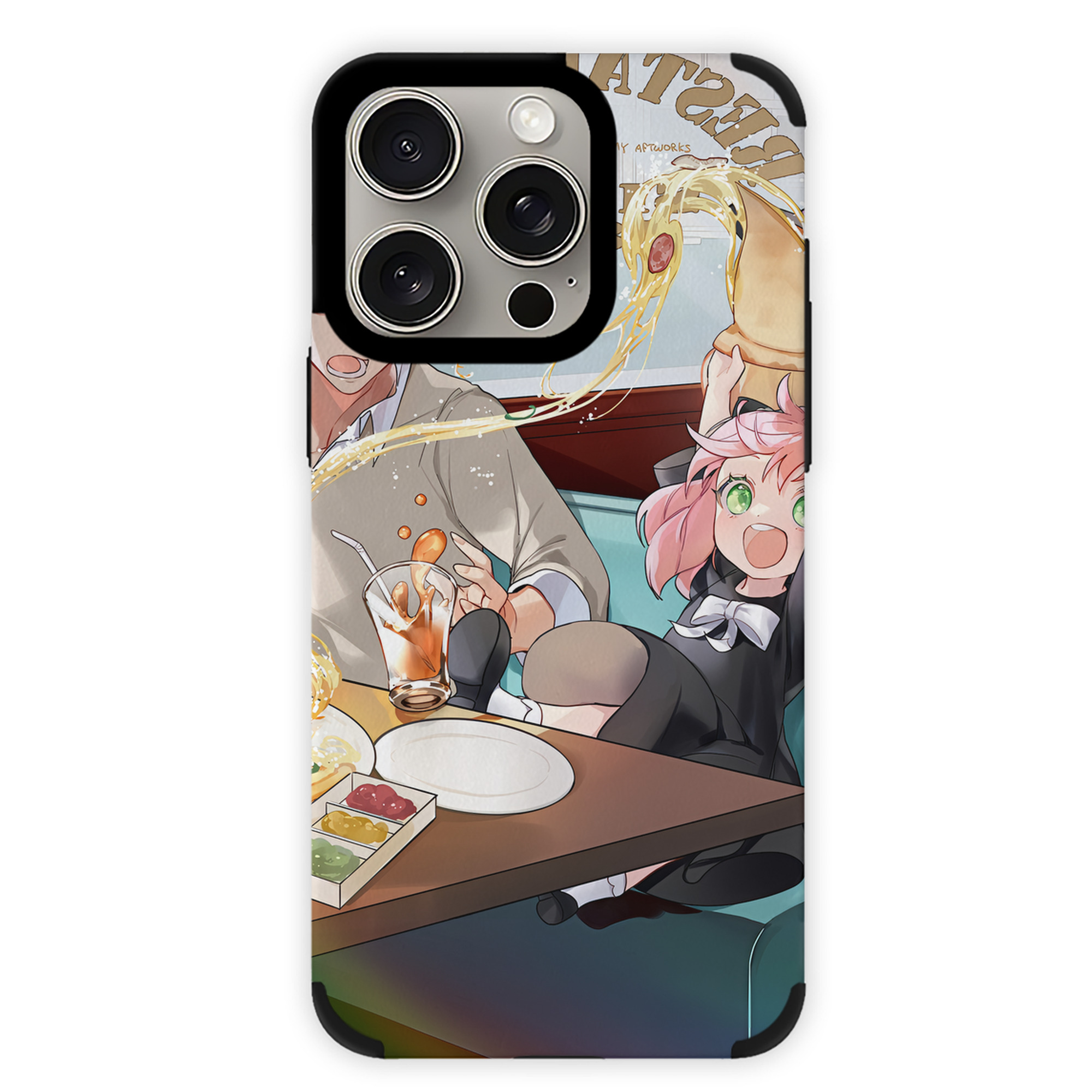 （画像用） SPY×FAMILY间谍家家酒 【iPhone15ProMax対応】 PUレザー スマホケース 耐衝撃＆黄変防止