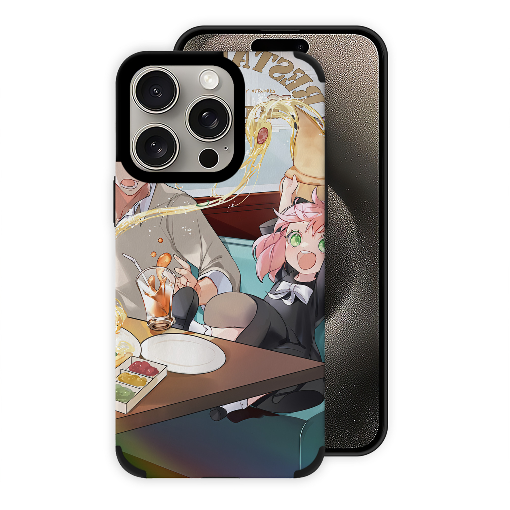 （画像用） SPY×FAMILY间谍家家酒 【iPhone15ProMax対応】 PUレザー スマホケース 耐衝撃＆黄変防止