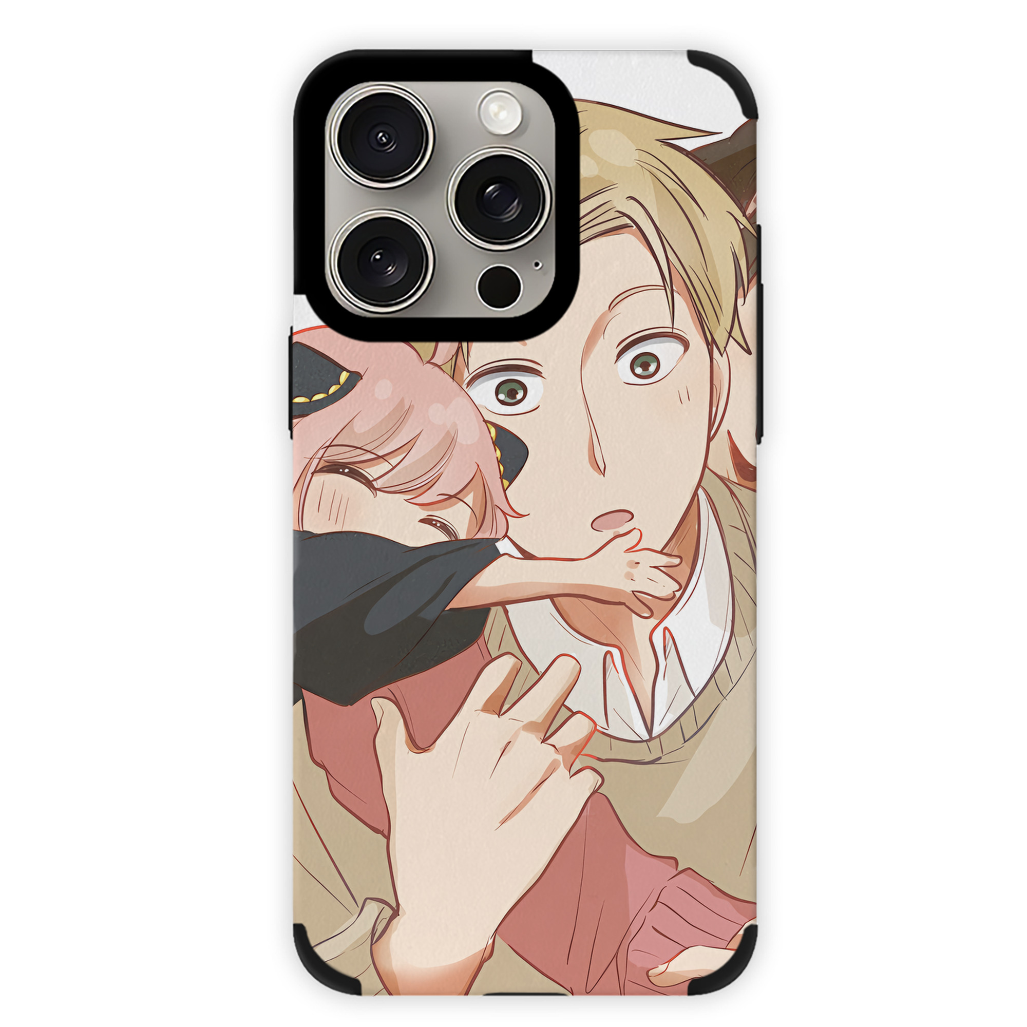 （画像用） SPY×FAMILY间谍家家酒 【iPhone15ProMax対応】 PUレザー スマホケース 耐衝撃＆黄変防止