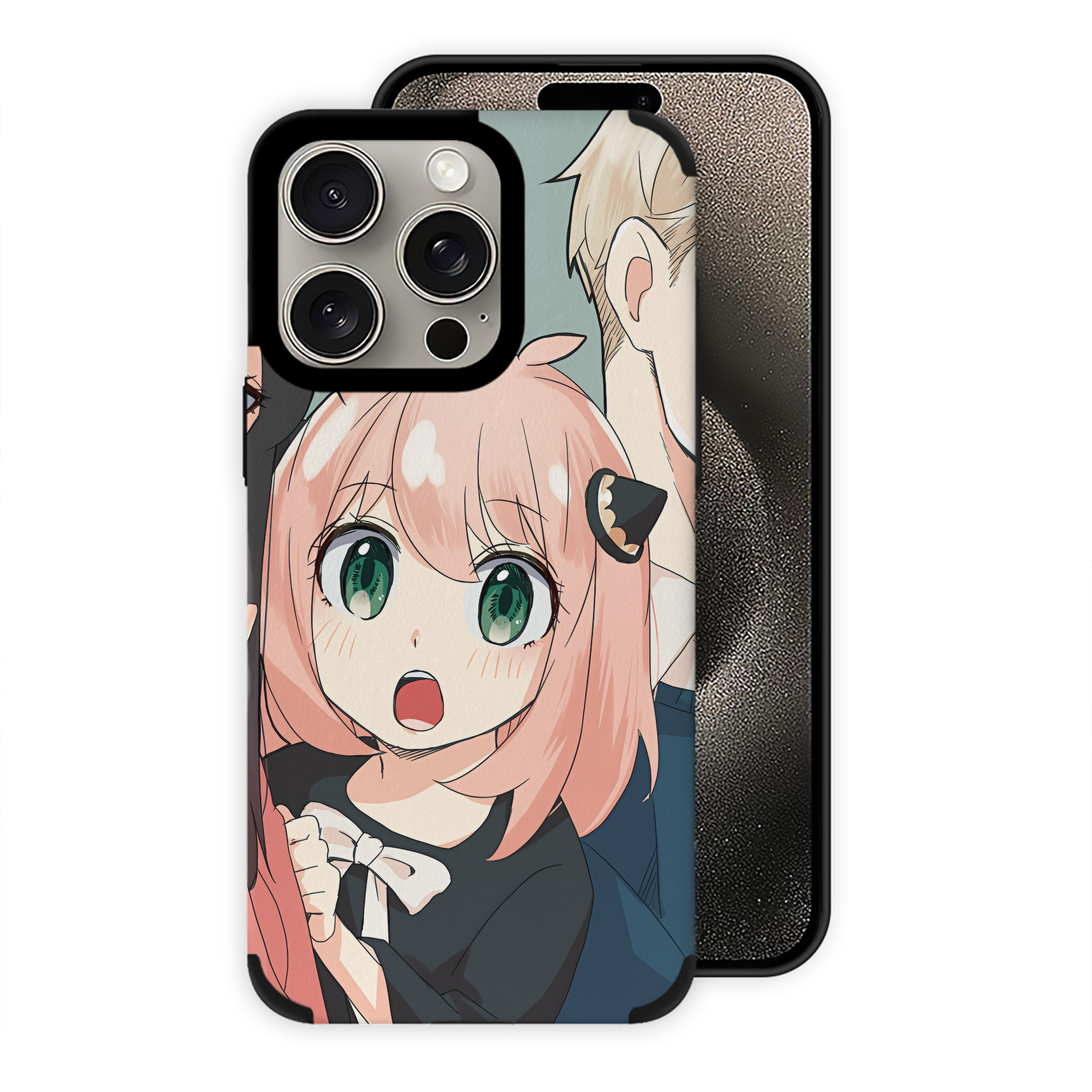 （画像用） SPY×FAMILY间谍家家酒 【iPhone15ProMax対応】 PUレザー スマホケース 耐衝撃＆黄変防止