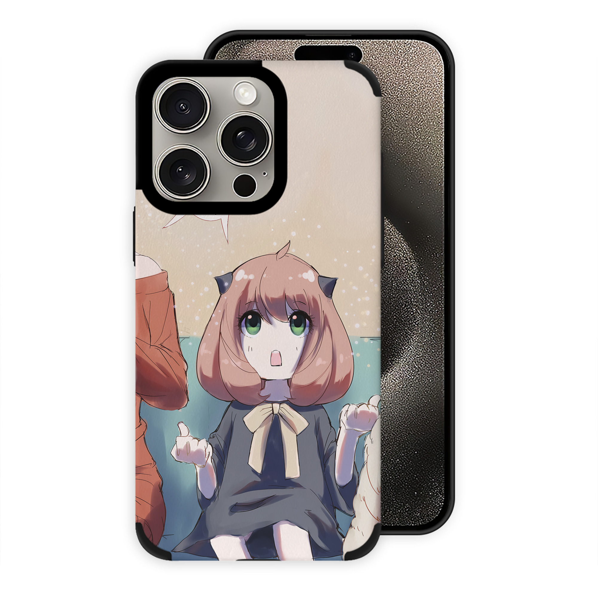 （画像用） SPY×FAMILY间谍家家酒 【iPhone15ProMax対応】 PUレザー スマホケース 耐衝撃＆黄変防止