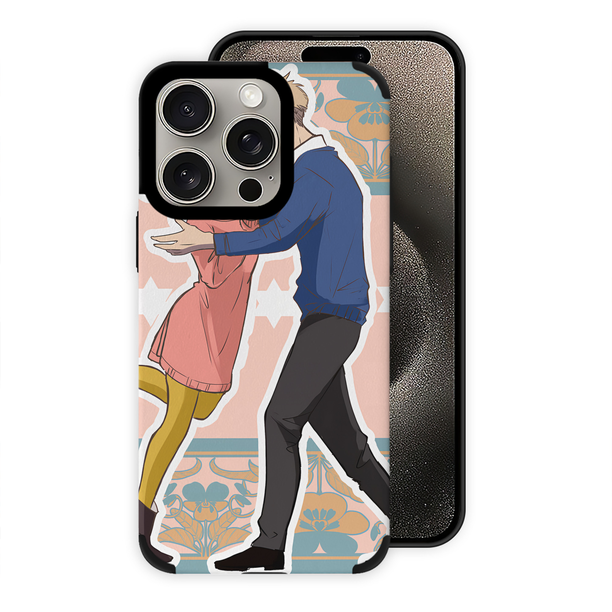 （画像用） SPY×FAMILY间谍家家酒 【iPhone15ProMax対応】 PUレザー スマホケース 耐衝撃＆黄変防止
