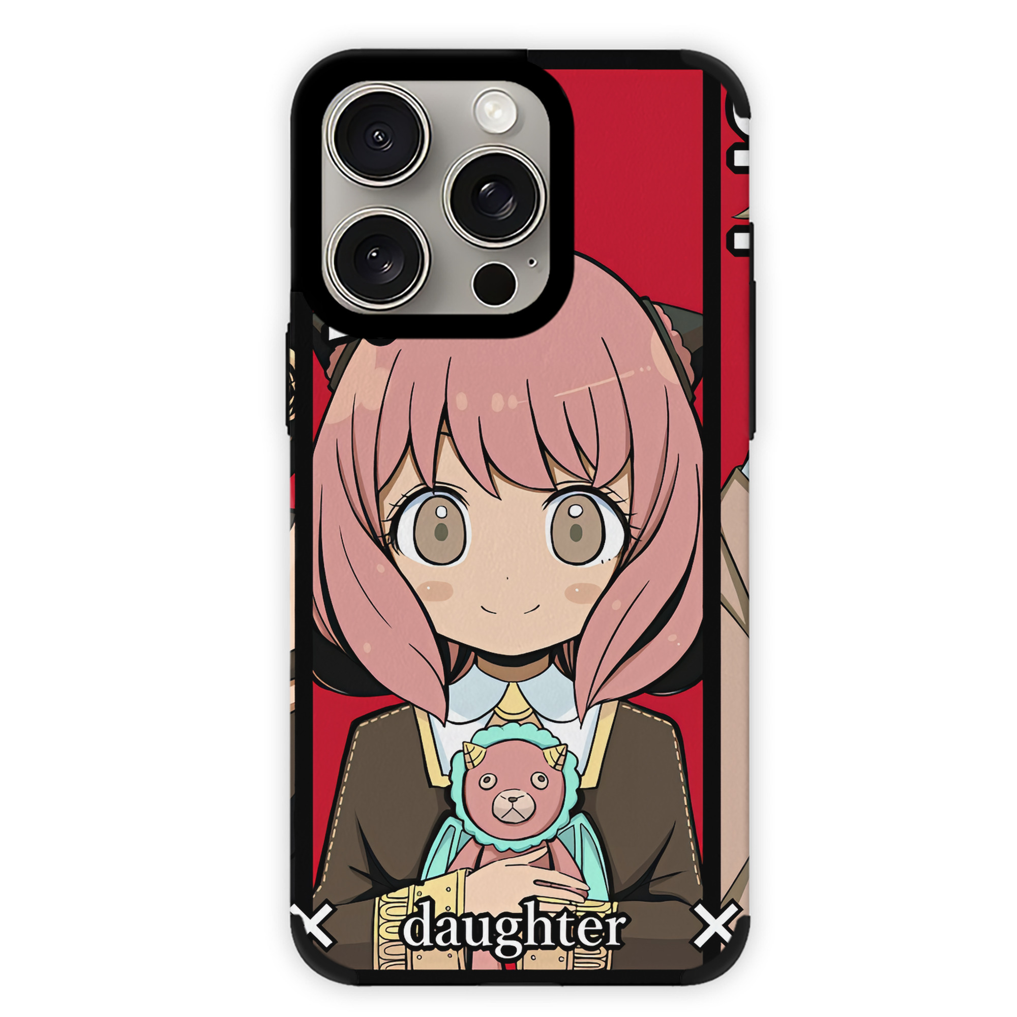 （画像用） SPY×FAMILY间谍家家酒 【iPhone15ProMax対応】 PUレザー スマホケース 耐衝撃＆黄変防止