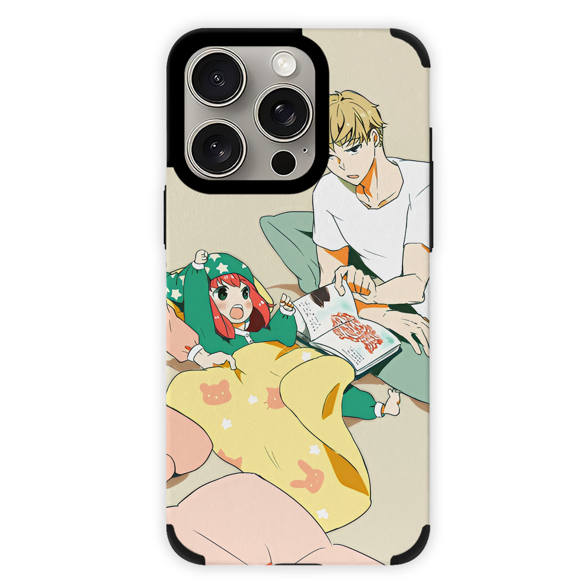 （画像用） SPY×FAMILY间谍家家酒 【iPhone15ProMax対応】 PUレザー スマホケース 耐衝撃＆黄変防止