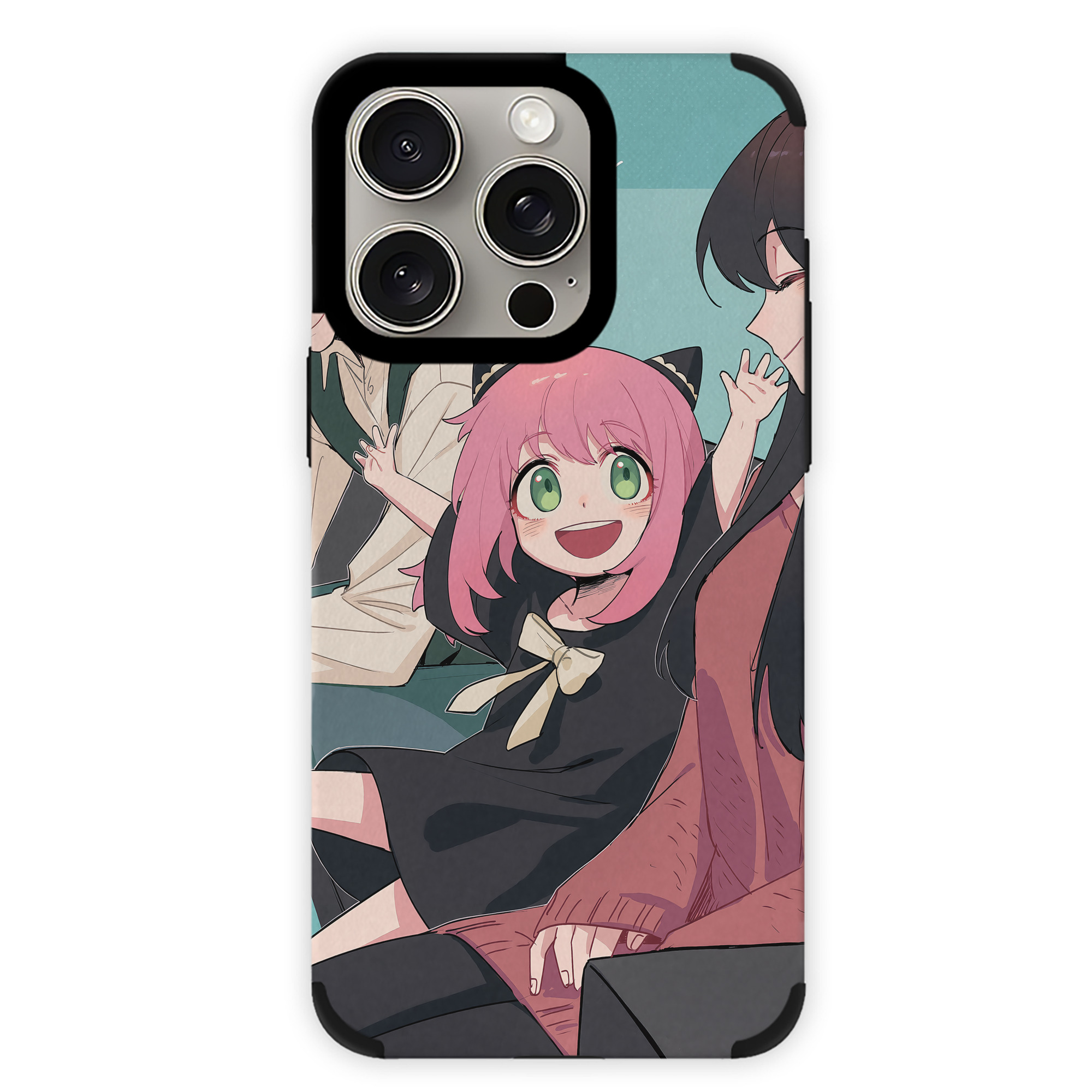 （画像用） SPY×FAMILY间谍家家酒 【iPhone15ProMax対応】 PUレザー スマホケース 耐衝撃＆黄変防止