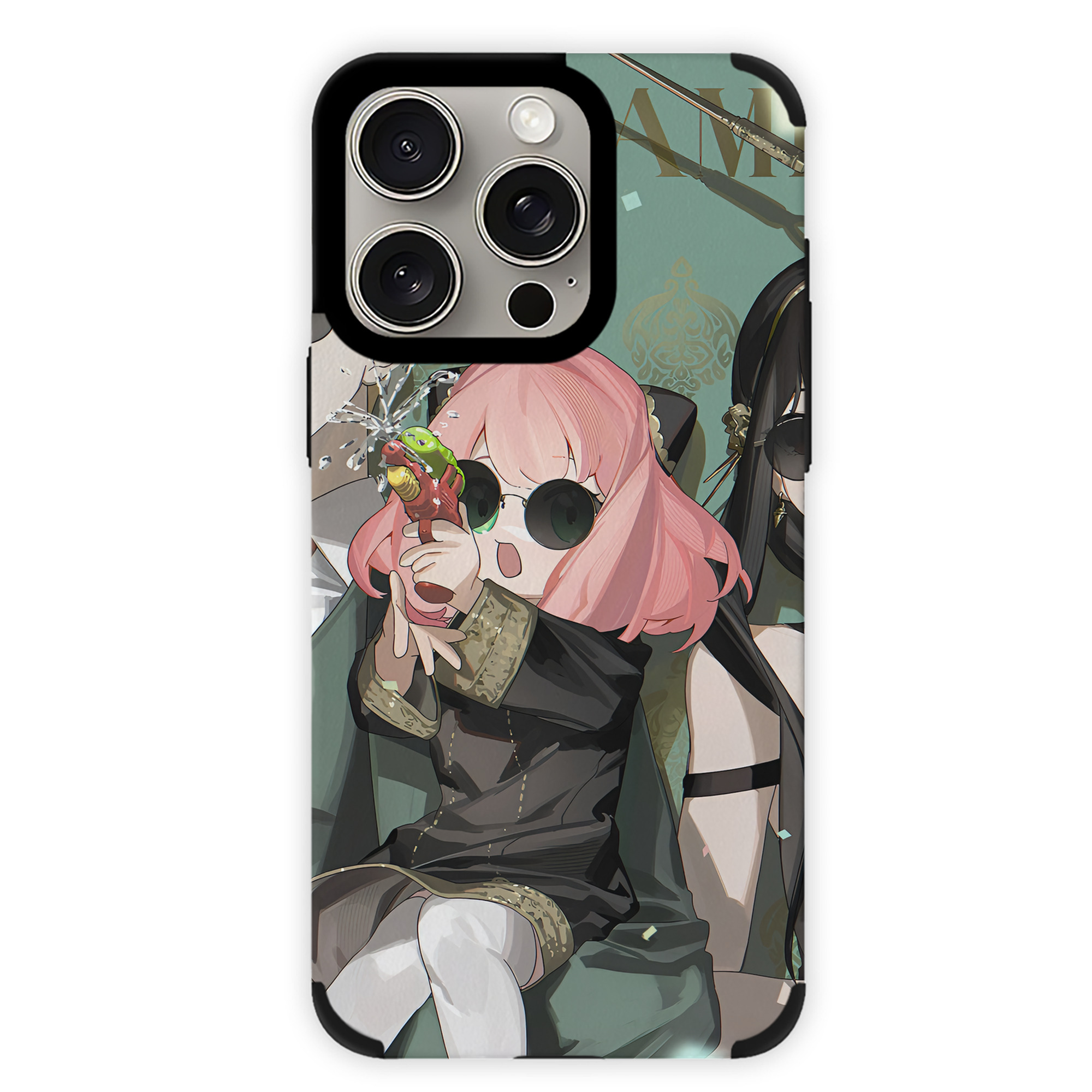 （画像用） SPY×FAMILY间谍家家酒 【iPhone15ProMax対応】 PUレザー スマホケース 耐衝撃＆黄変防止