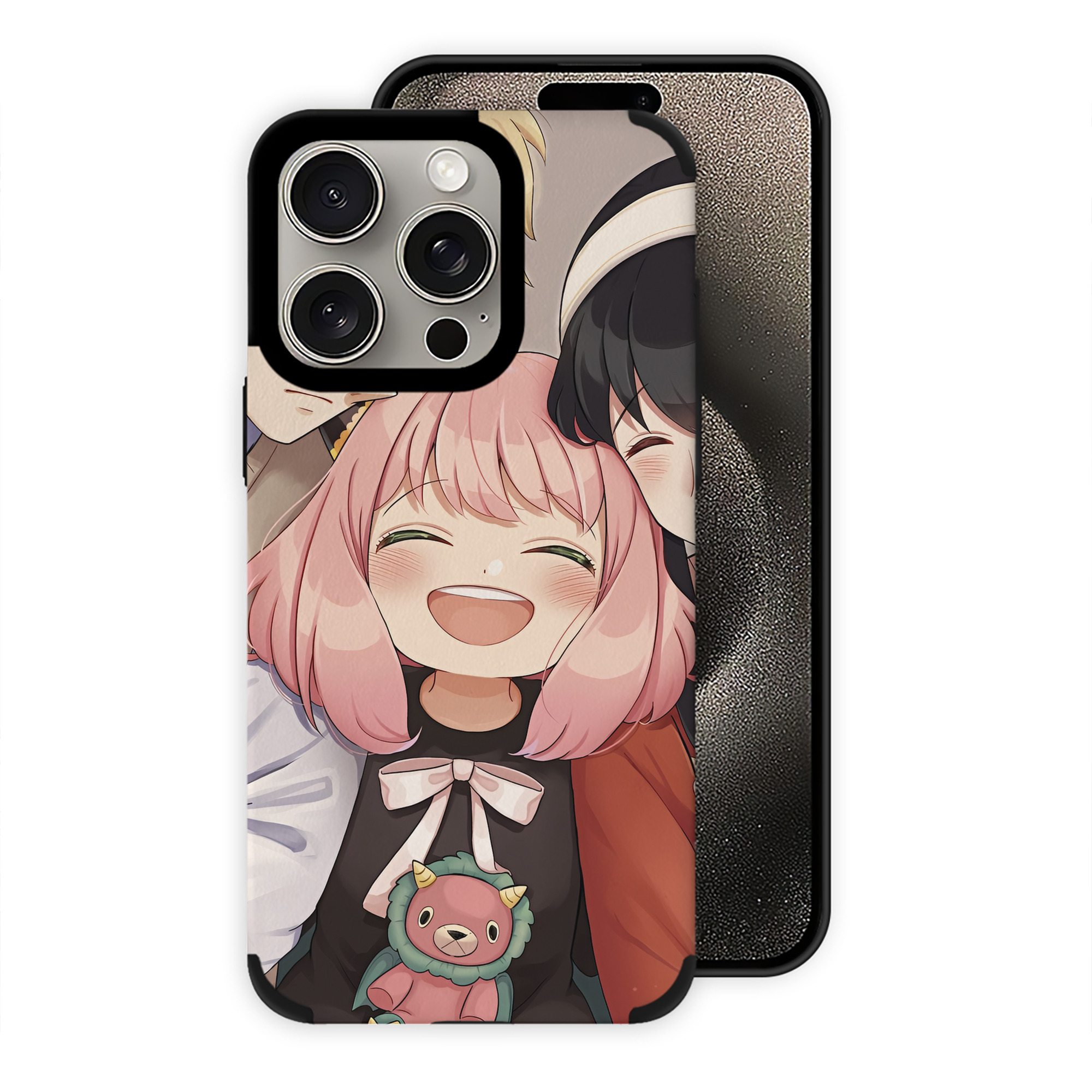 （画像用） SPY×FAMILY间谍家家酒 【iPhone15ProMax対応】 PUレザー スマホケース 耐衝撃＆黄変防止