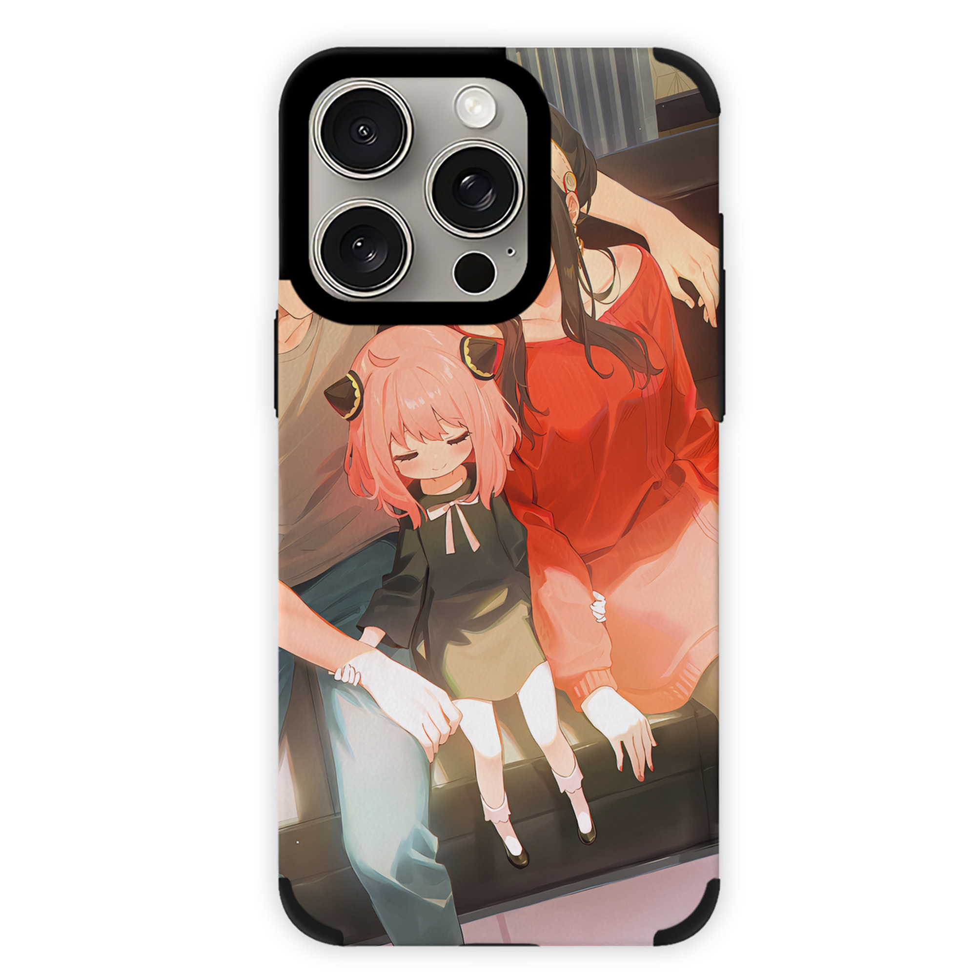 （画像用） SPY×FAMILY间谍家家酒 【iPhone15ProMax対応】 PUレザー スマホケース 耐衝撃＆黄変防止