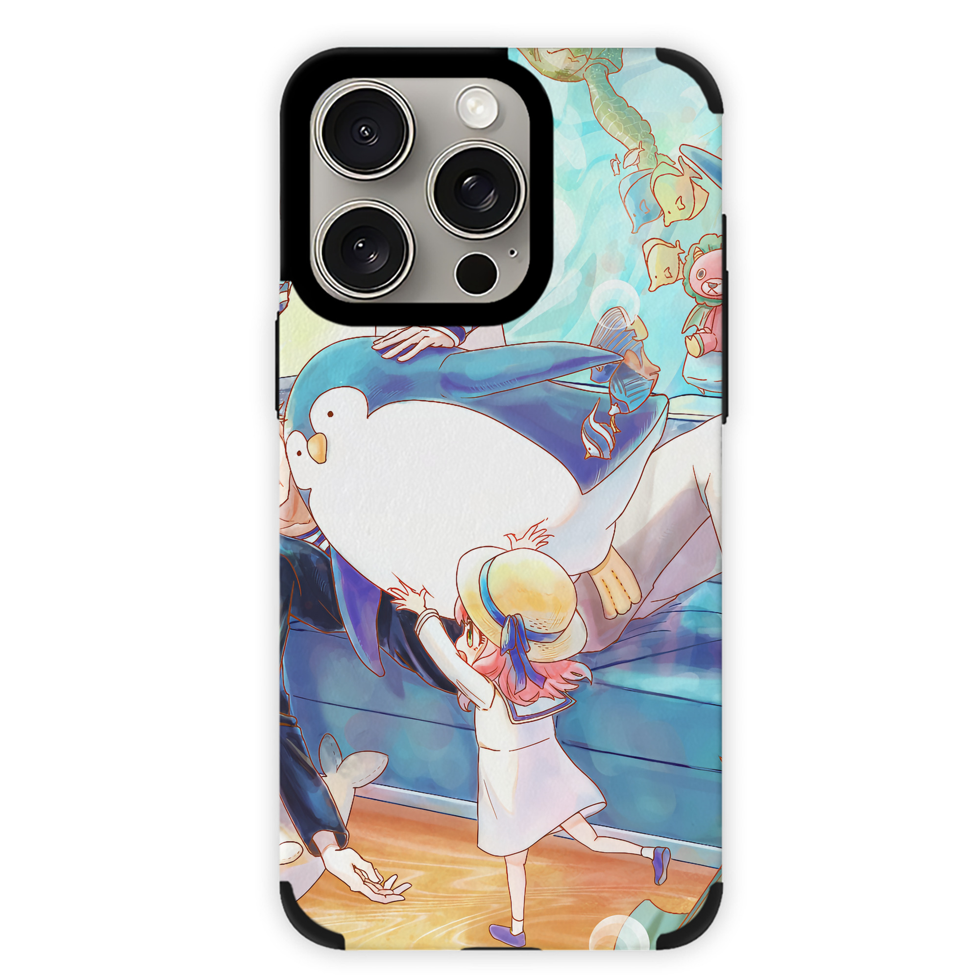 （画像用） SPY×FAMILY间谍家家酒 【iPhone15ProMax対応】 PUレザー スマホケース 耐衝撃＆黄変防止