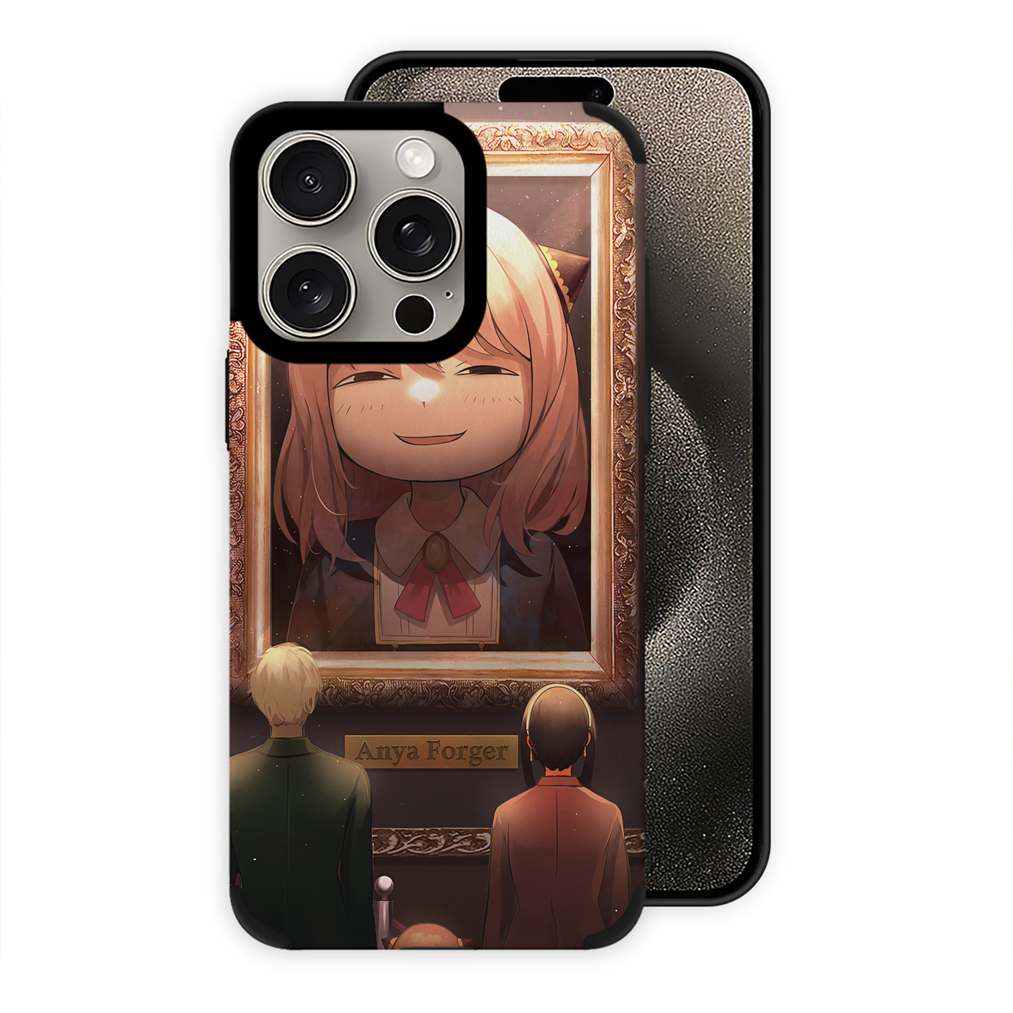 （画像用） SPY×FAMILY间谍家家酒 【iPhone15ProMax対応】 PUレザー スマホケース 耐衝撃＆黄変防止