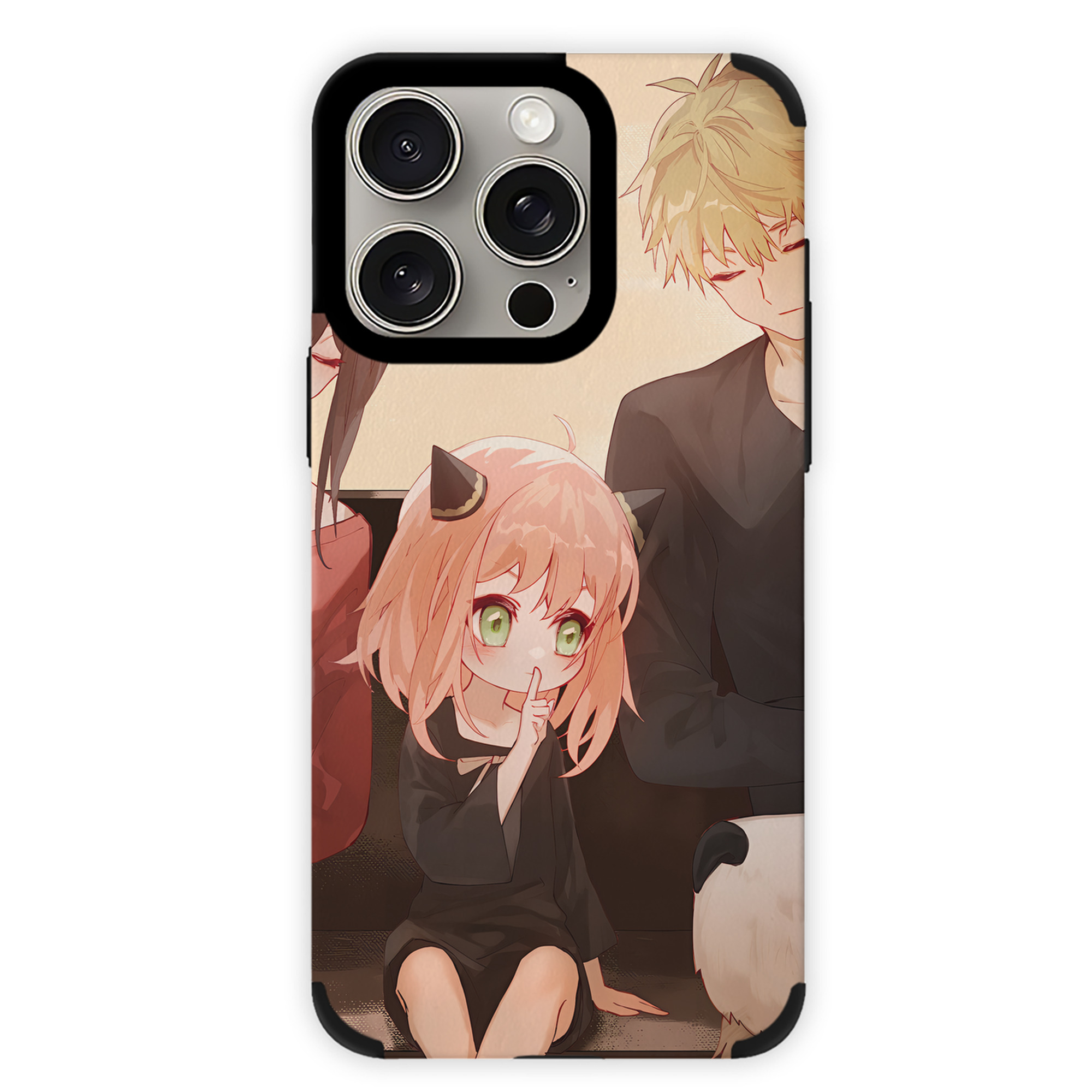 （画像用） SPY×FAMILY间谍家家酒 【iPhone15ProMax対応】 PUレザー スマホケース 耐衝撃＆黄変防止