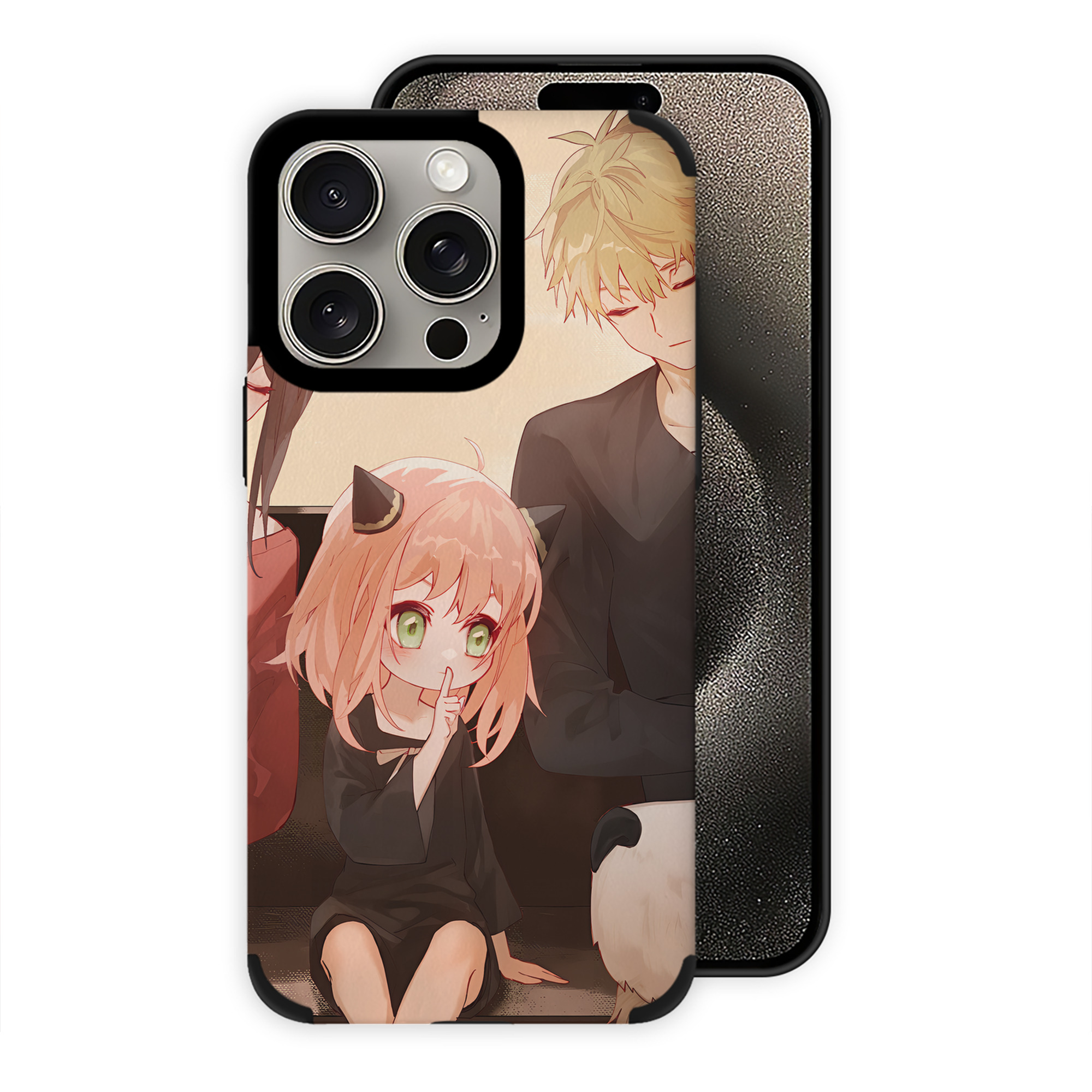 （画像用） SPY×FAMILY间谍家家酒 【iPhone15ProMax対応】 PUレザー スマホケース 耐衝撃＆黄変防止